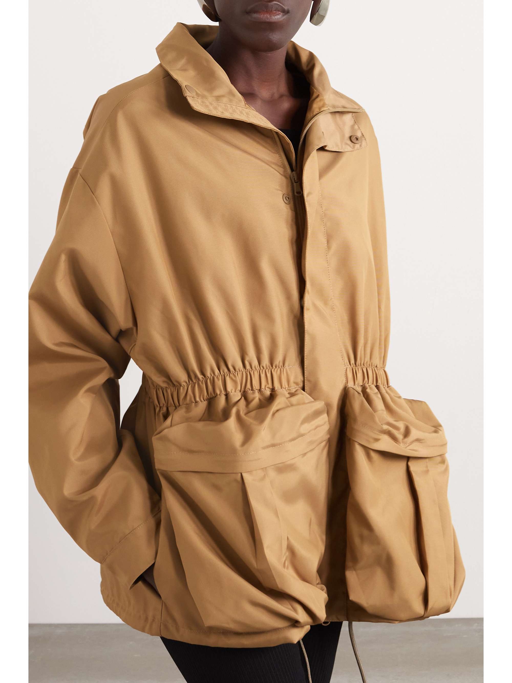 WARDROBE.NYC Gathered shell parka NETAPORTER