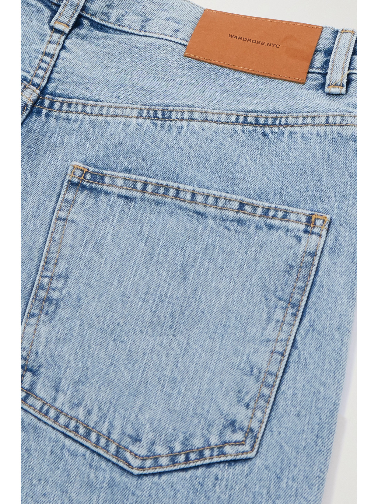 Wardrobe.nyc Women's Low Rise Denim Jeans In Blue