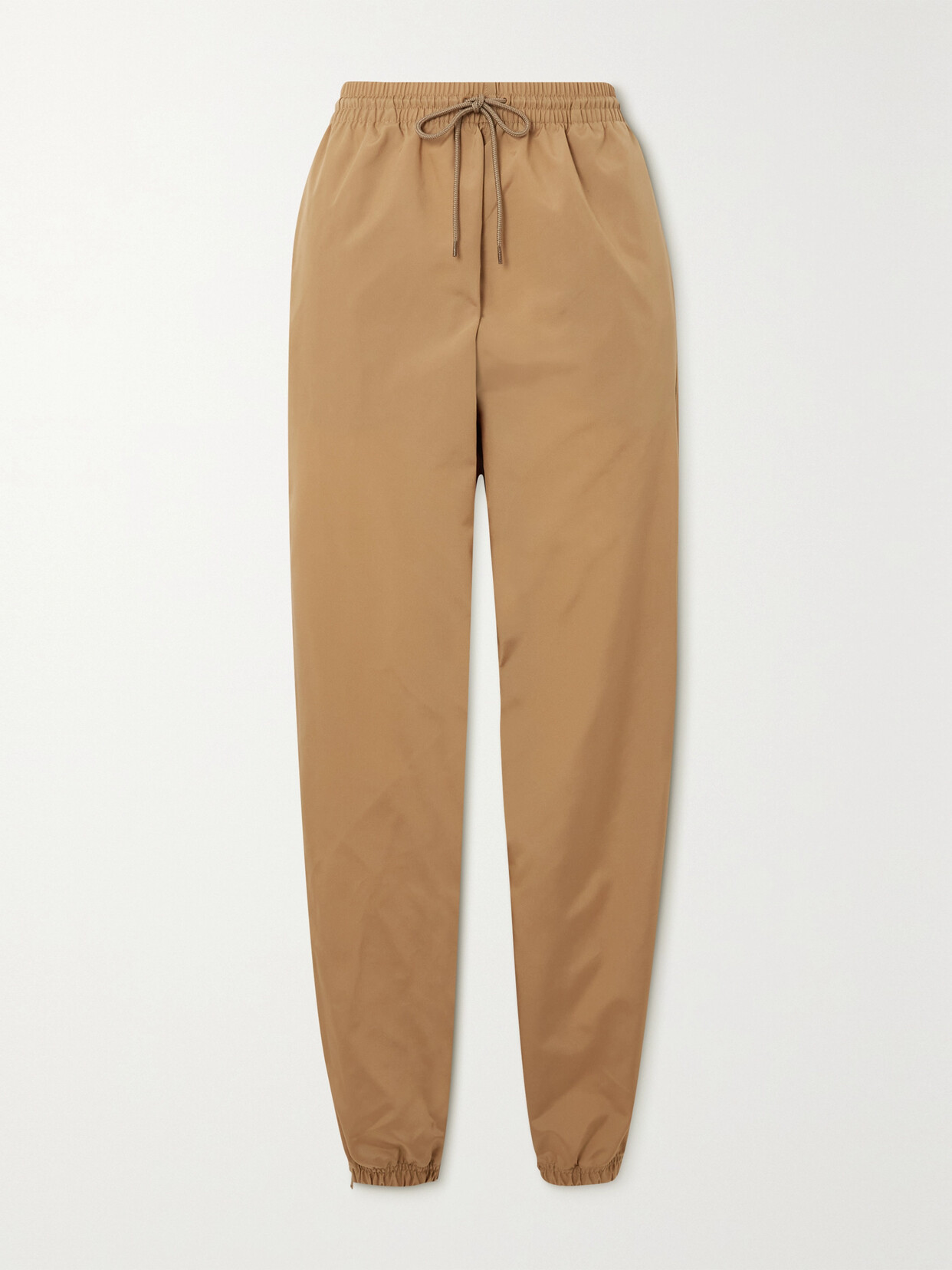 Shop Wardrobe.nyc Shell Tapered Track Pants In Brown