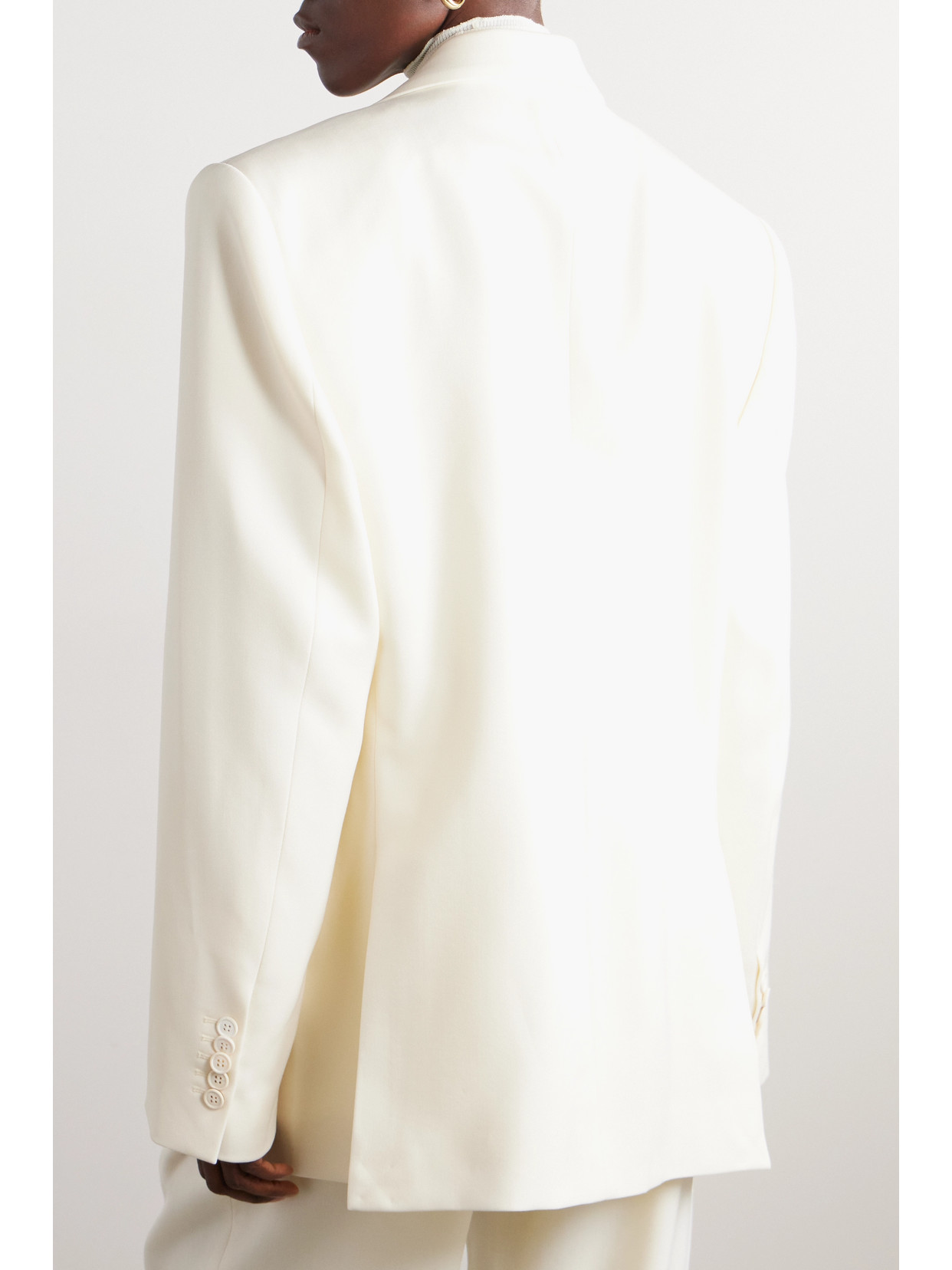 Shop Wardrobe.nyc Wool Blazer In Off-white