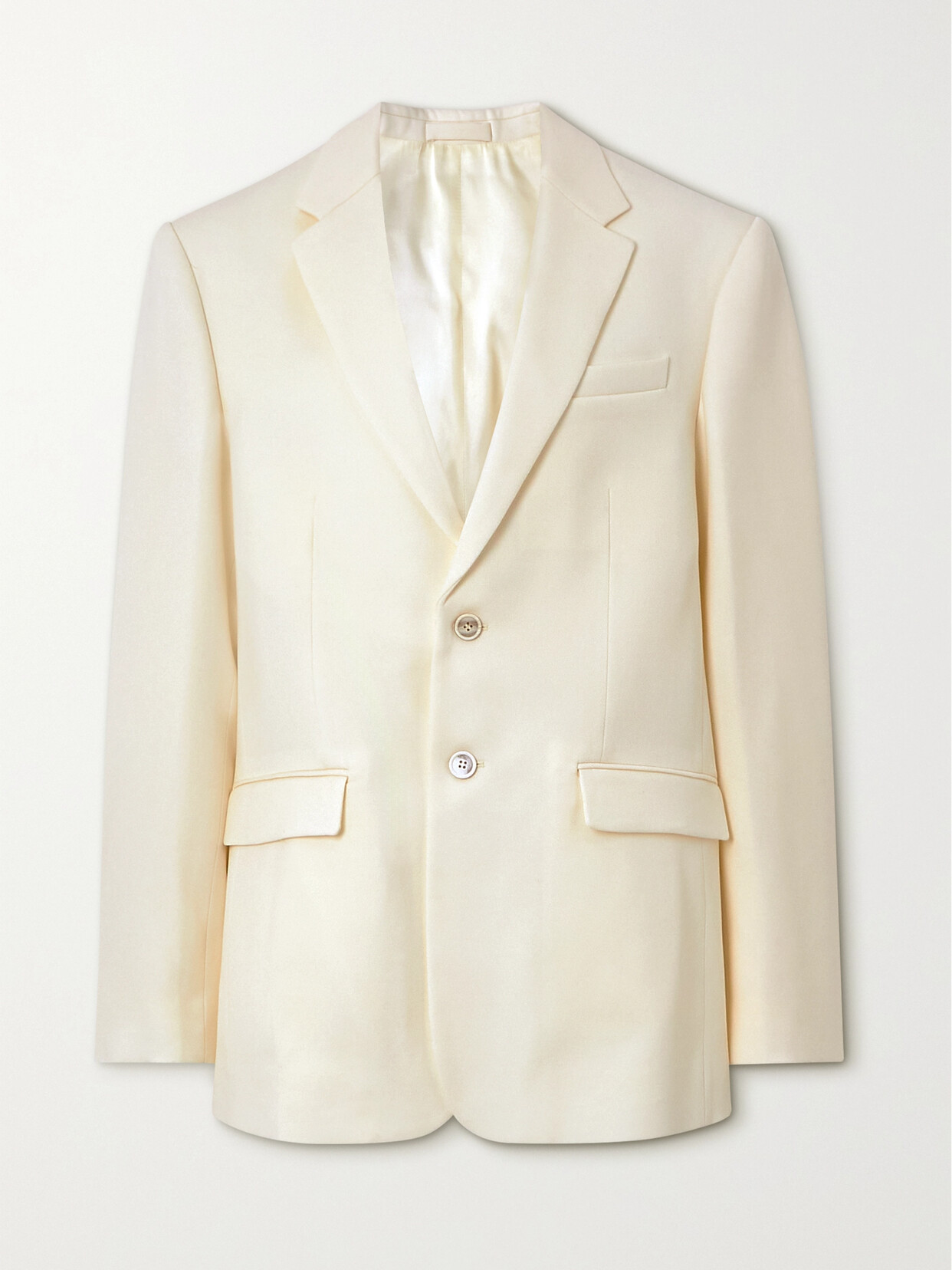 Wardrobe.nyc Wool Blazer In Off-white