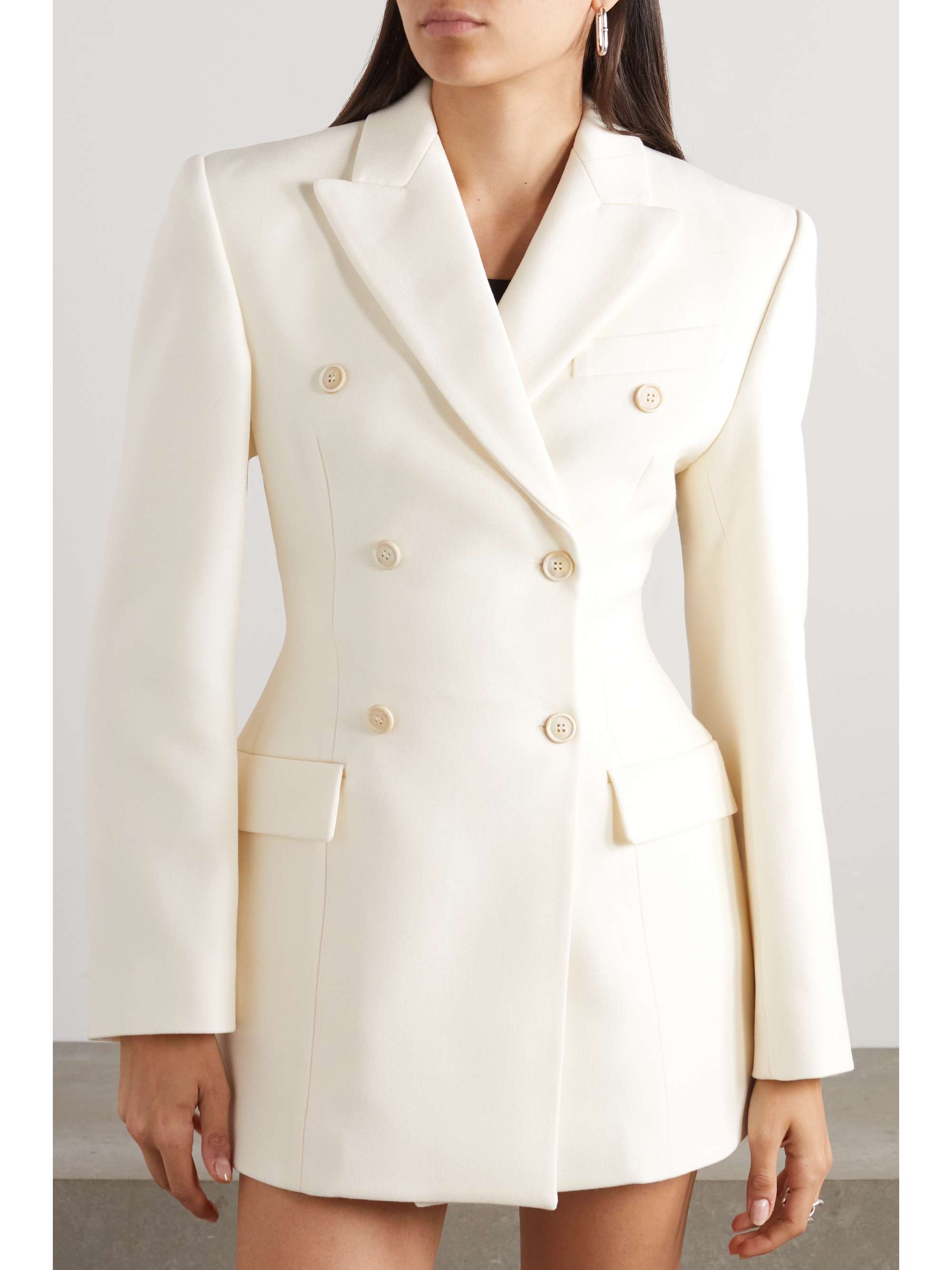 WARDROBE.NYC Doublebreasted wooltwill blazer NETAPORTER