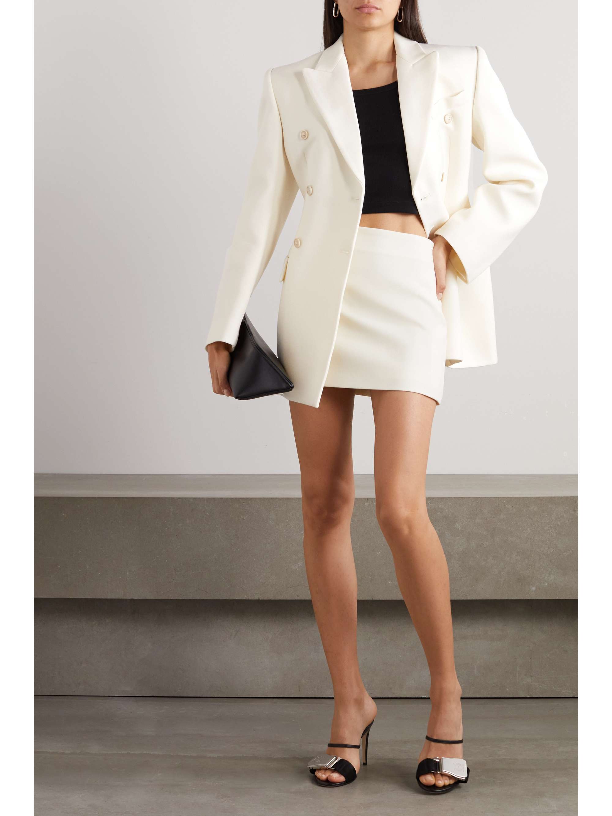 WARDROBE.NYC Doublebreasted wooltwill blazer NETAPORTER