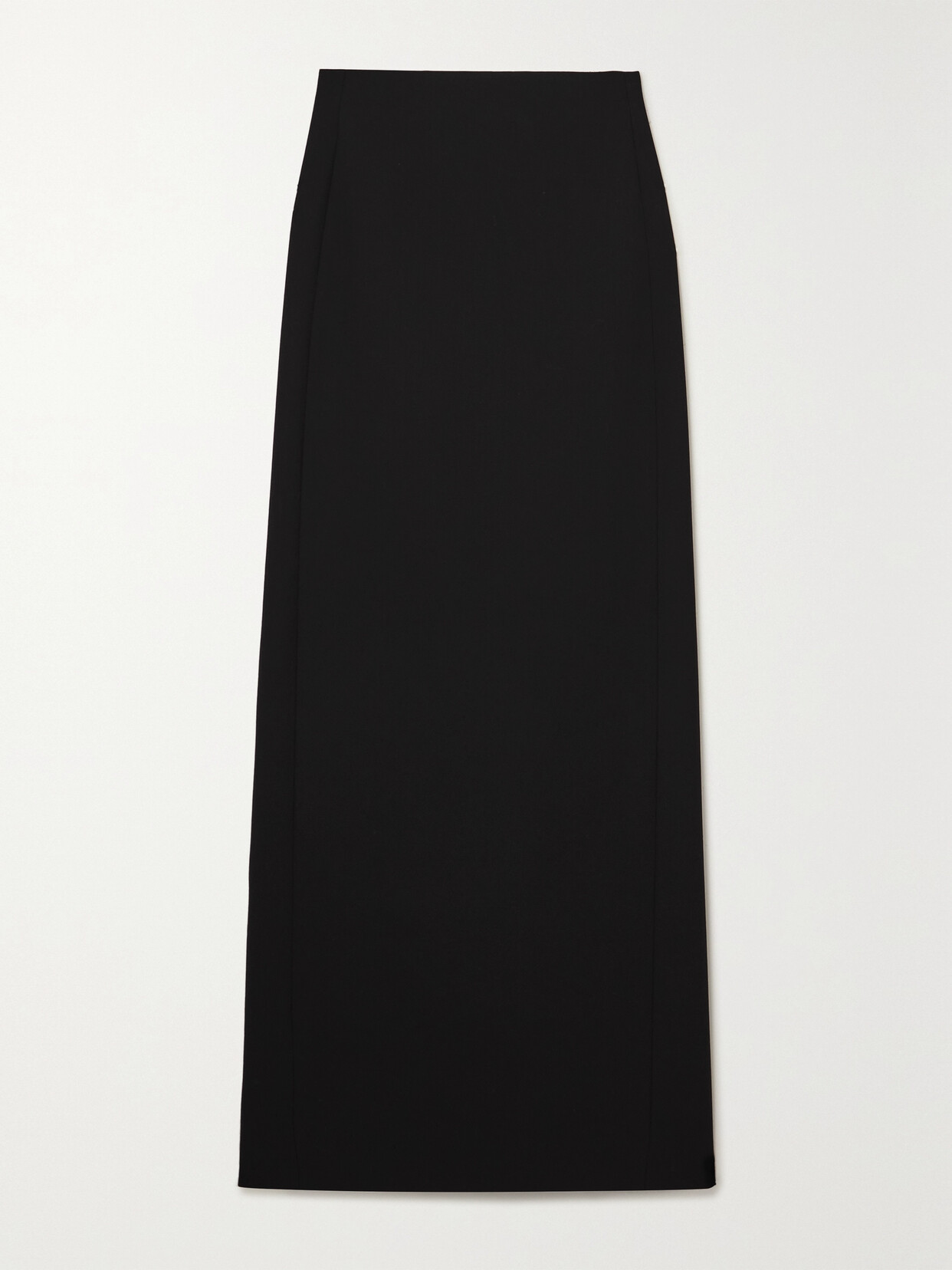 WARDROBE. NYC - Grain De Poudre Wool Maxi Skirt - Black