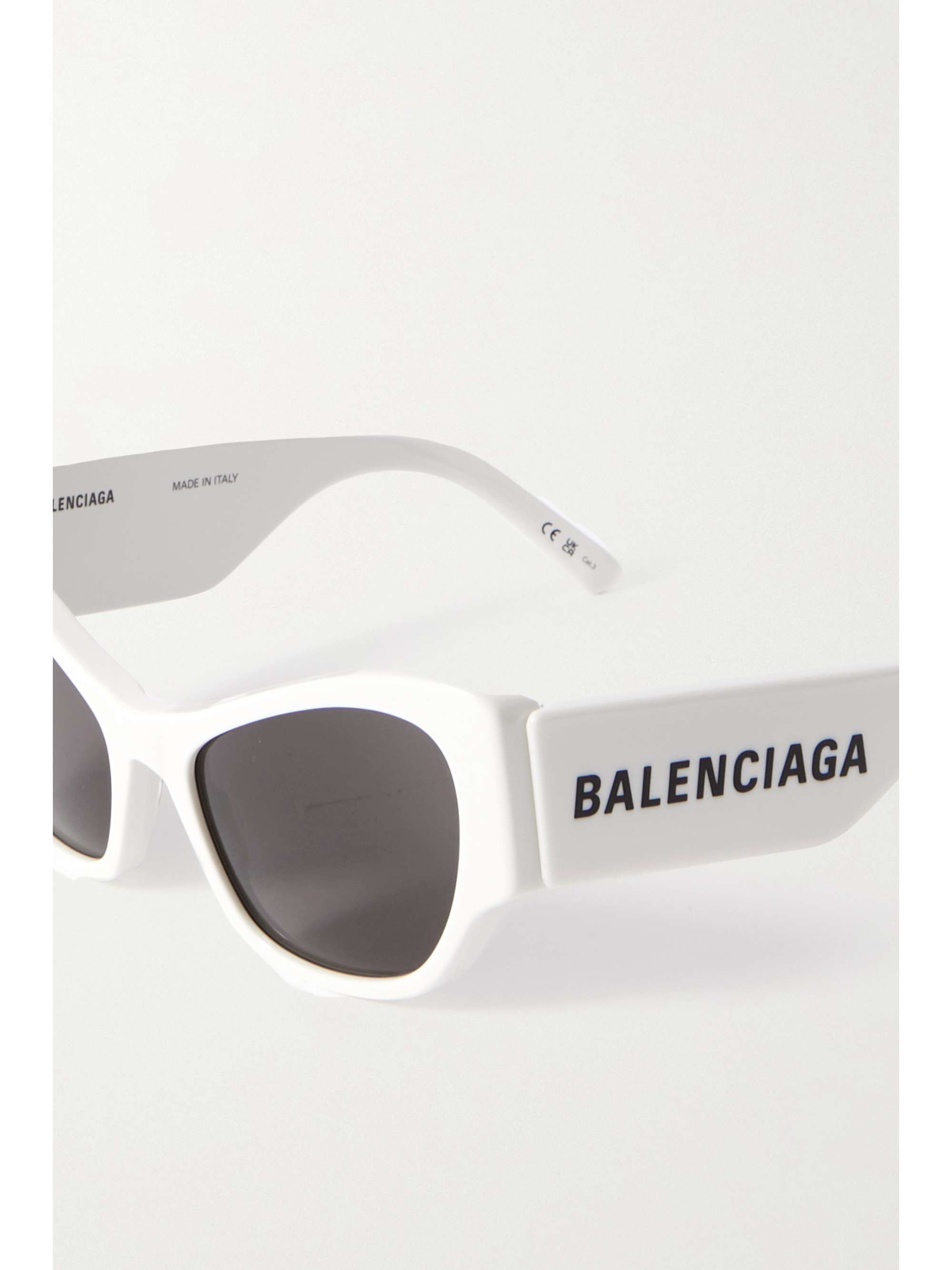 BALENCIAGA EYEWEAR Oversize cat-eye acetate sunglasses | NET BALENCIAGA EYEWEAR Oversize cat-eye acetate sunglasses | NET