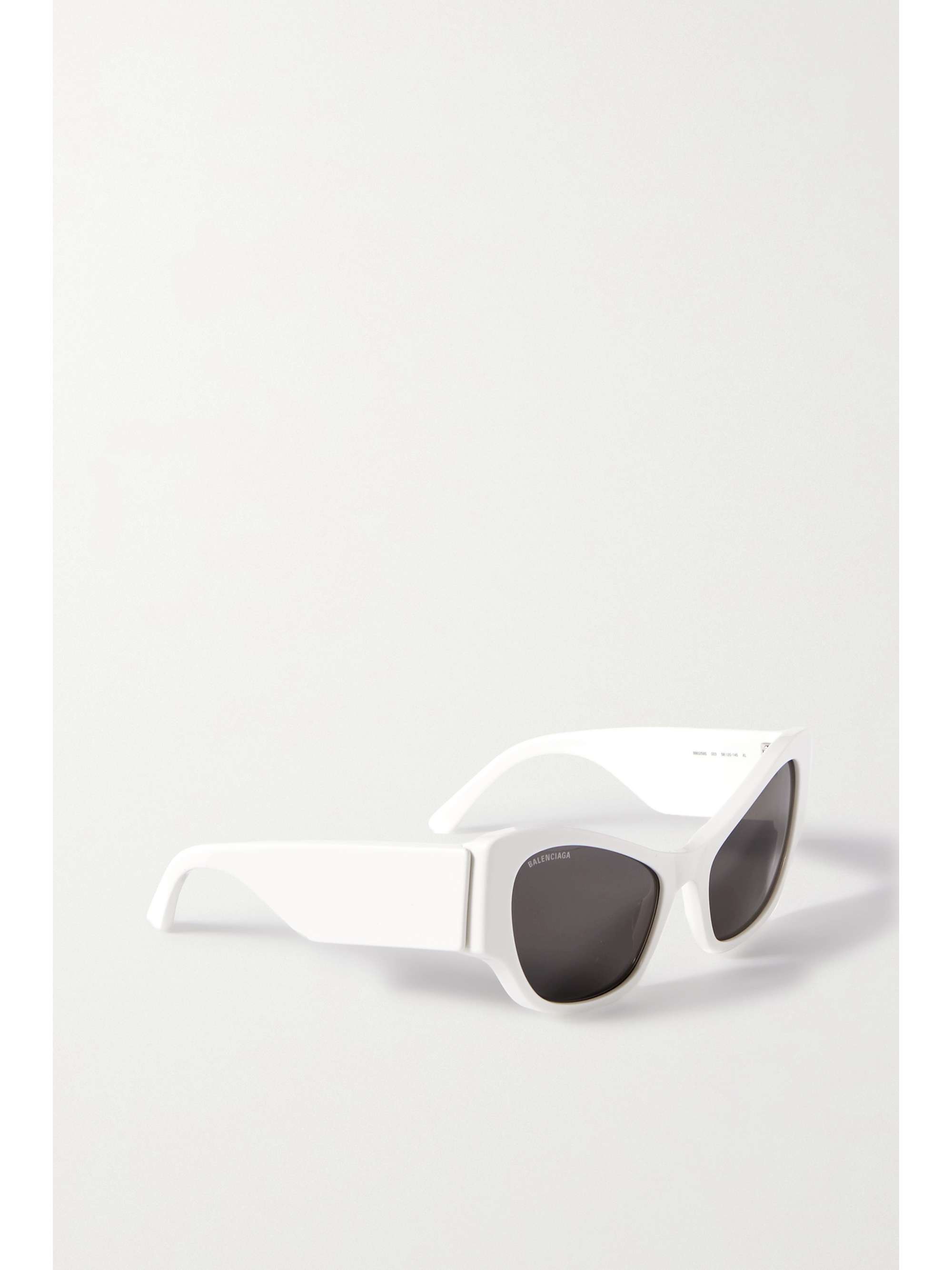 BALENCIAGA EYEWEAR Oversized cat-eye acetate sunglasses