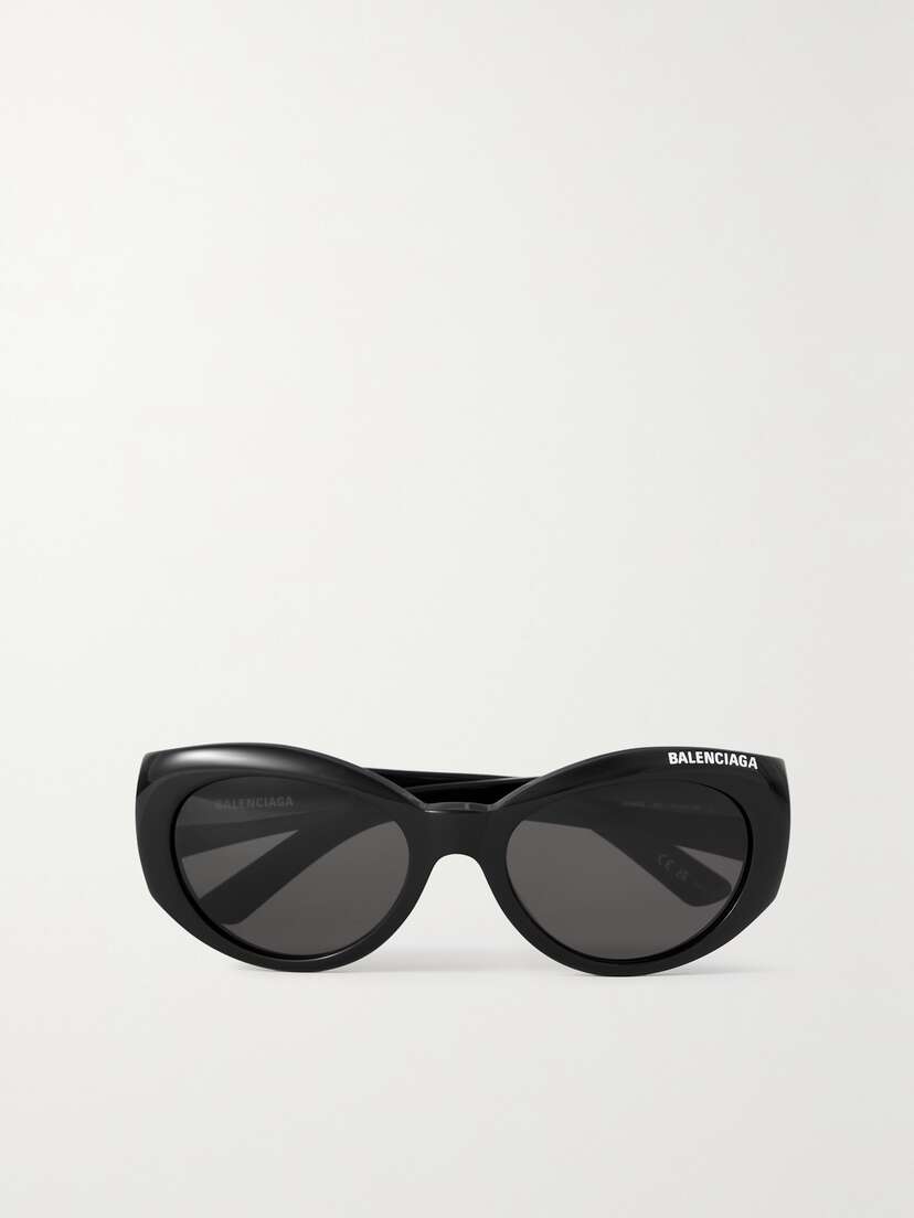 Balenciaga Cat-eye Printed Acetate Sunglasses