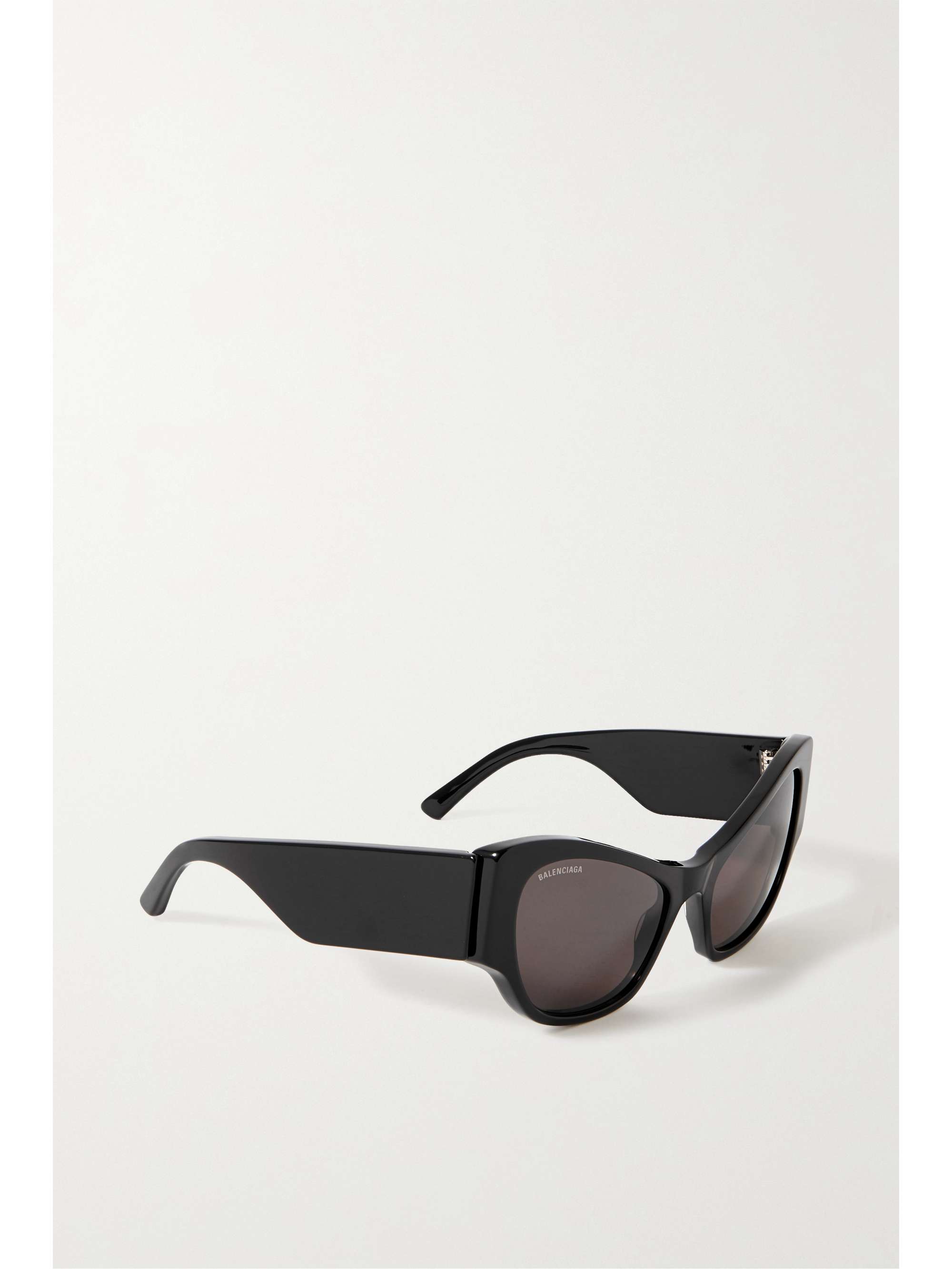 BALENCIAGA EYEWEAR Oversized cat-eye acetate sunglasses