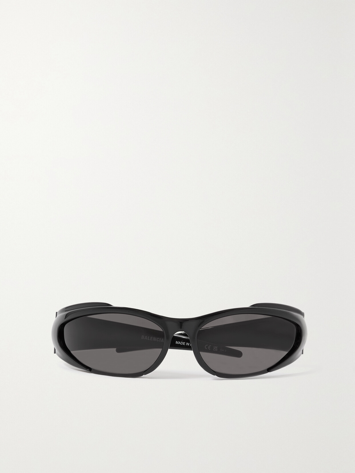 Balenciaga Cat-eye Acetate Sunglasses In Black