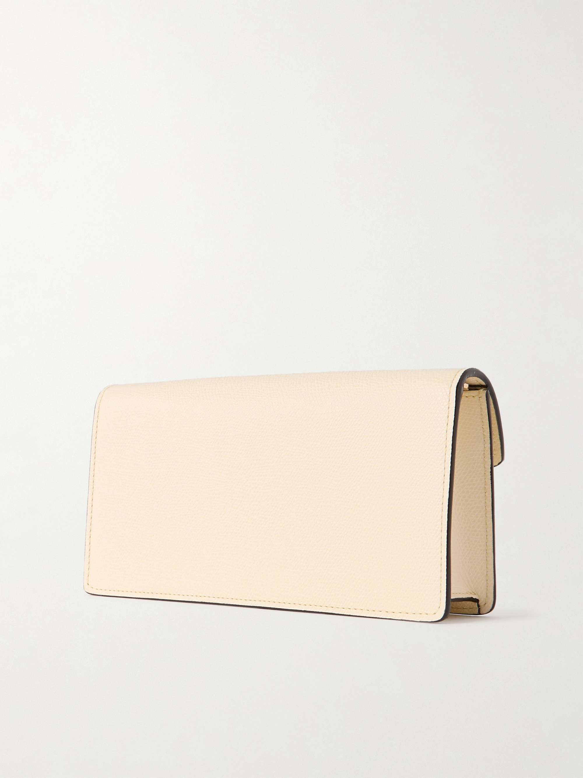 VALEXTRA Iside Clutch aus strukturiertem Leder