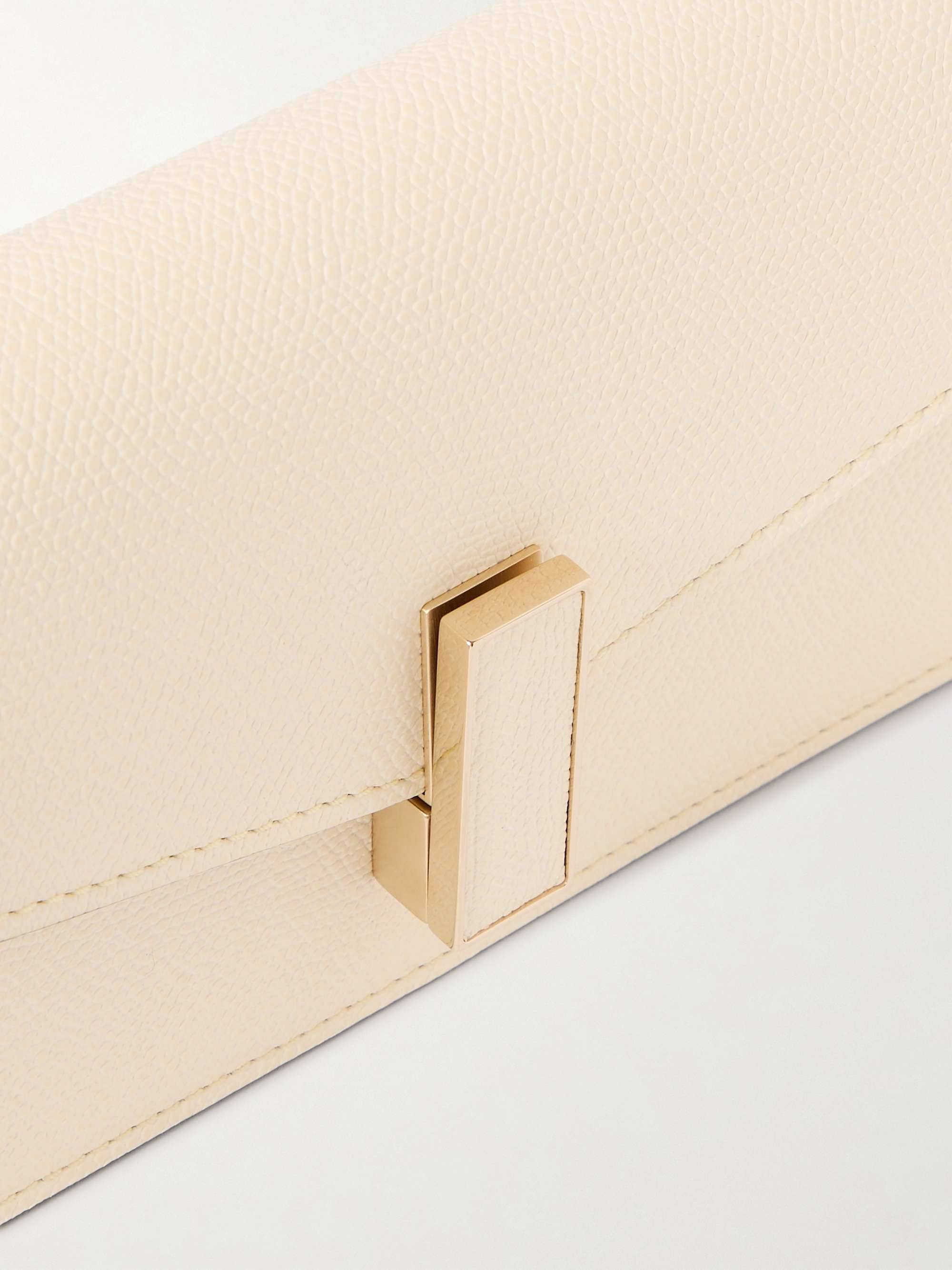 VALEXTRA Iside Clutch aus strukturiertem Leder