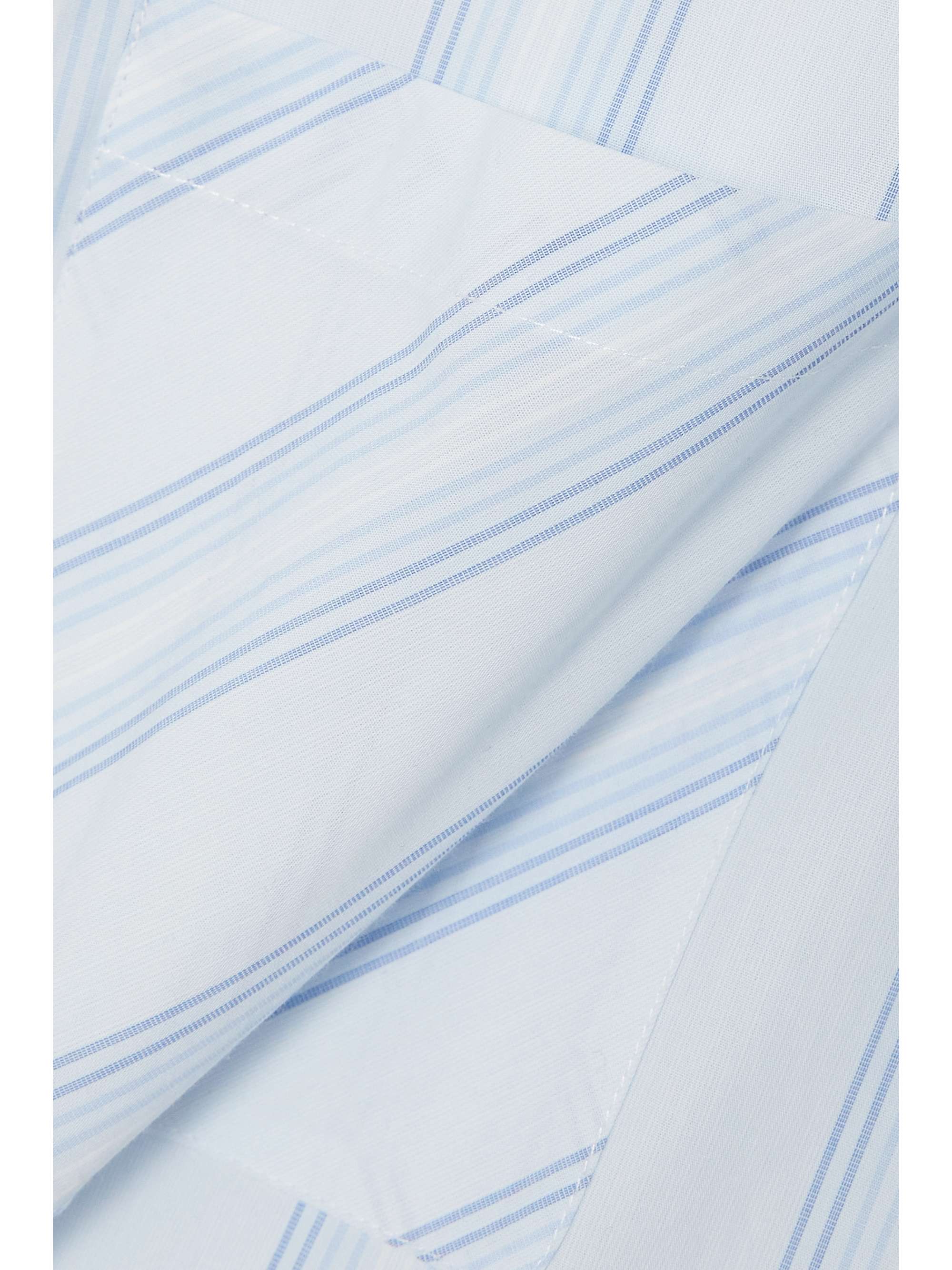 SEE BY CHLOÉ Striped cotton-poplin midi shirt dress