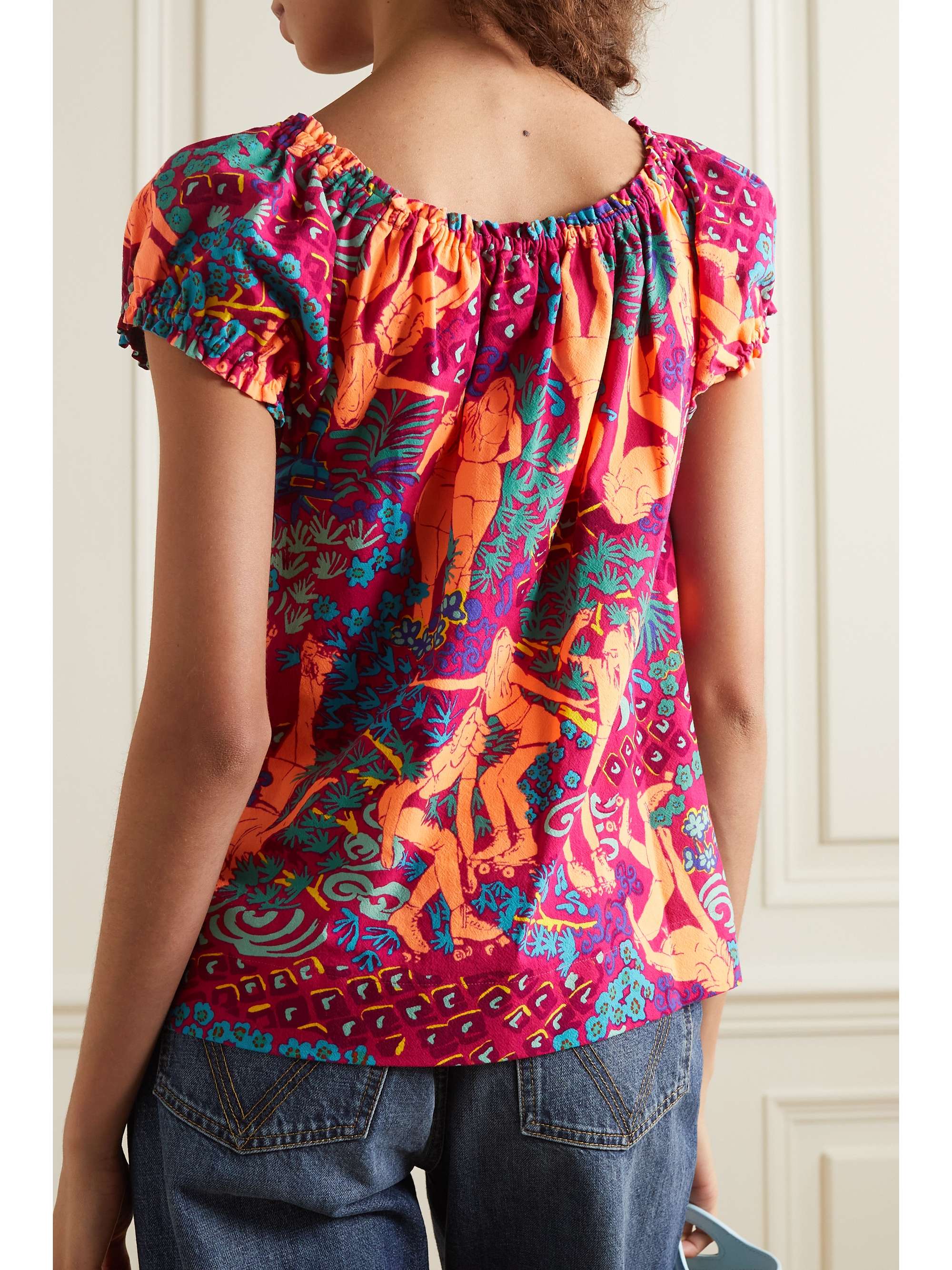 SEE BY CHLOÉ Venice printed organic-cotton top