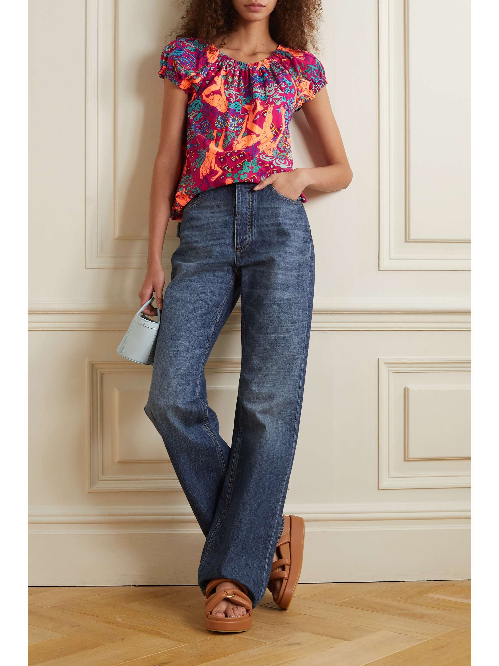 SEE BY CHLOÉ Venice printed organic-cotton top