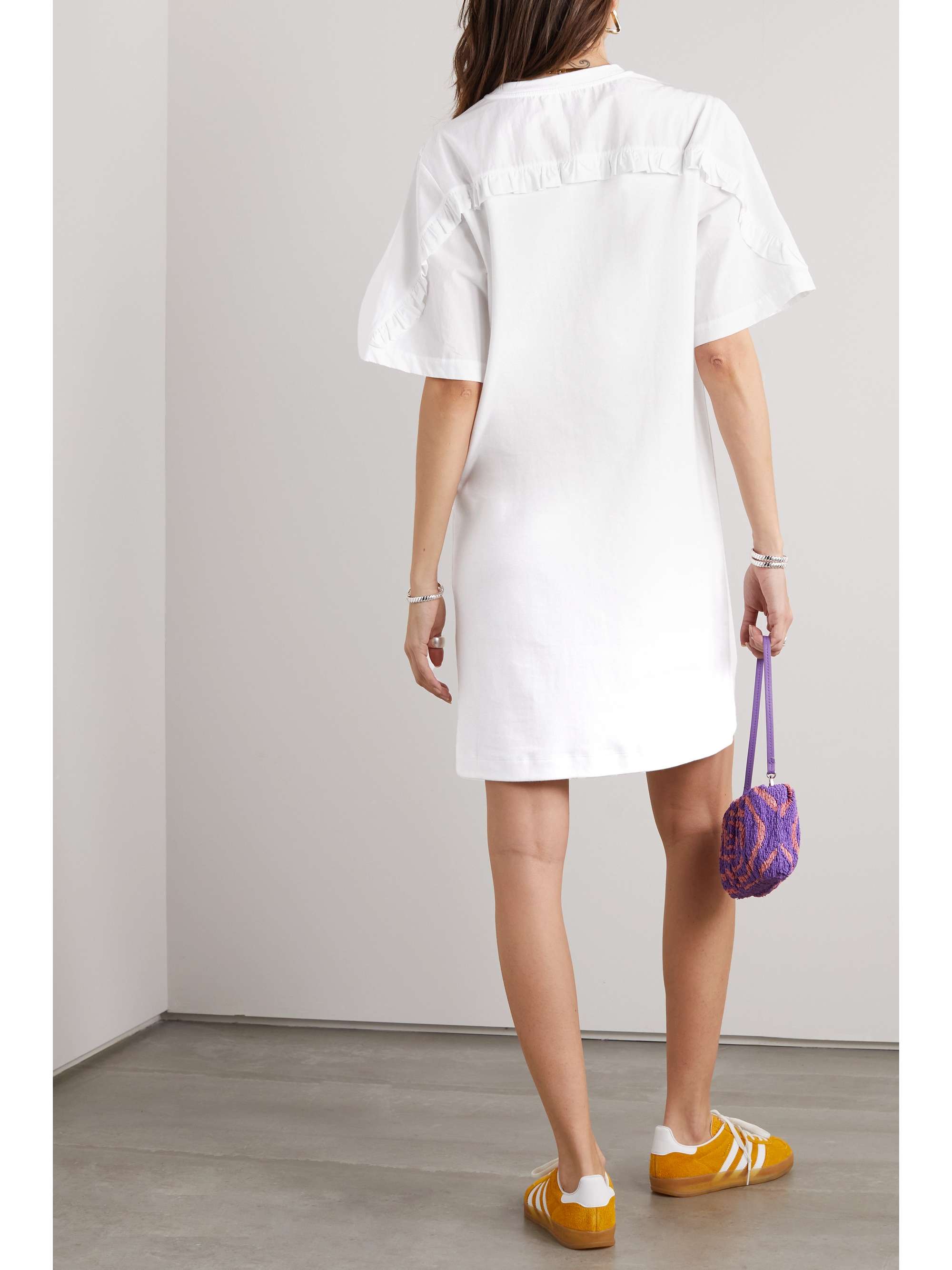 SEE BY CHLOÉ Ruffled cotton-jersey mini dress