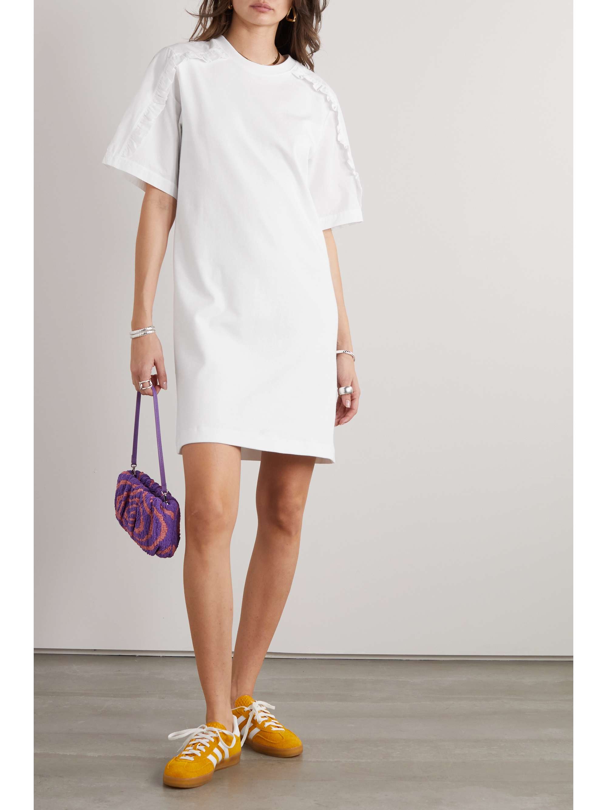 SEE BY CHLOÉ Ruffled cotton-jersey mini dress