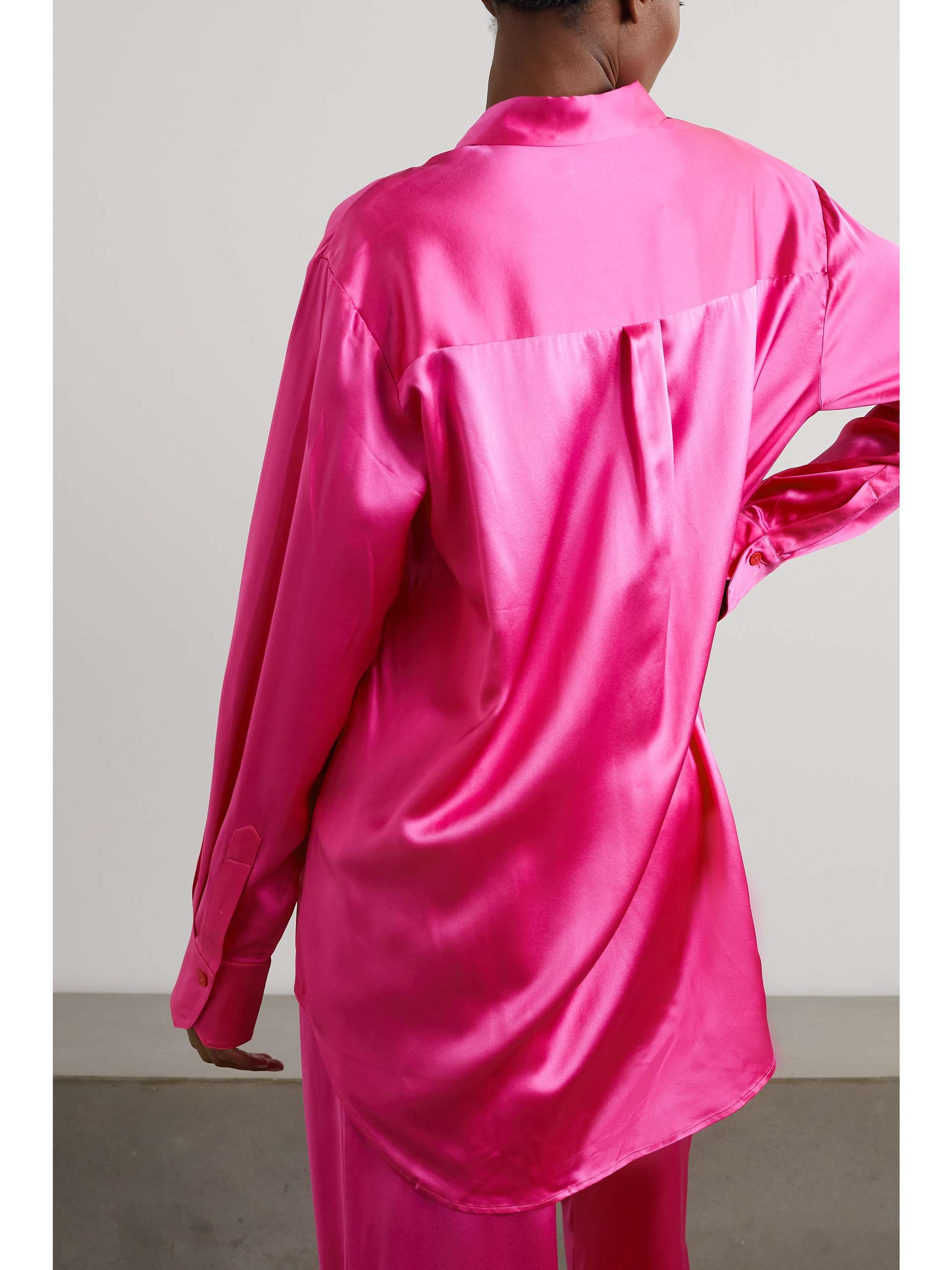 MICHAEL LO SORDO Boy silk-satin shirt