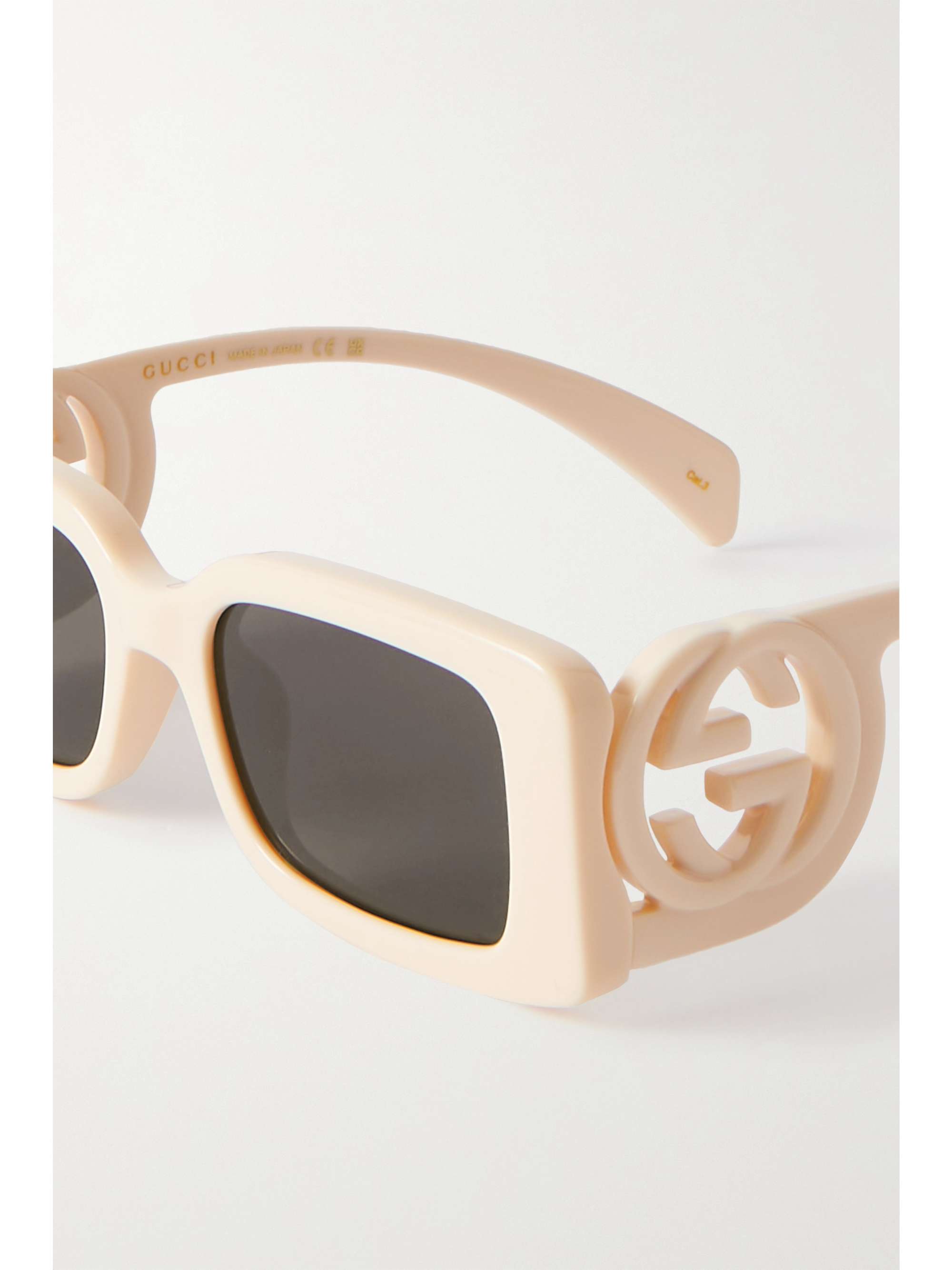 GUCCI EYEWEAR GG Chaise Lounge square-frame acetate sunglasses | NET-A ...