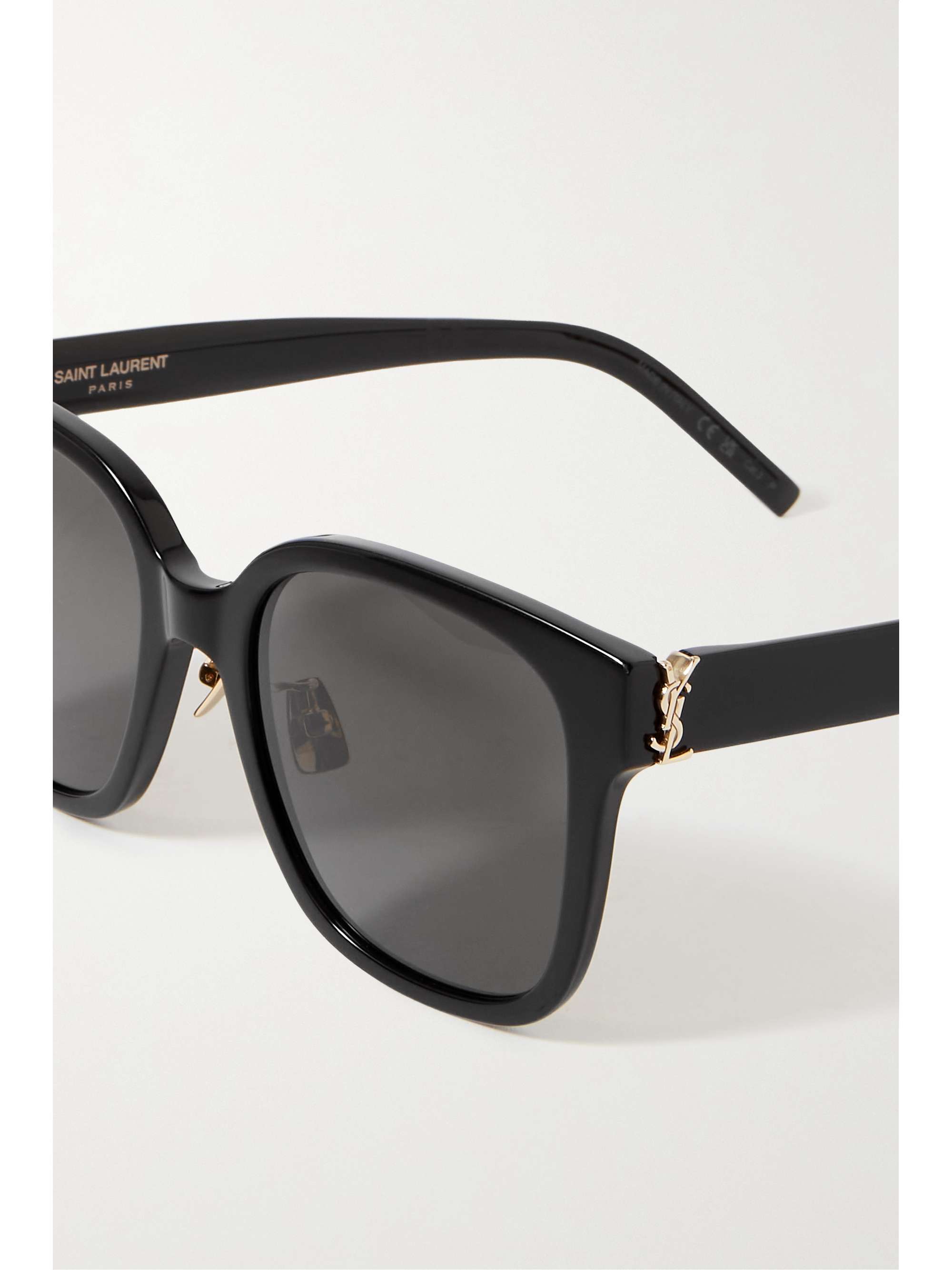 SAINT LAURENT EYEWEAR YSL oversized D-frame acetate sunglasses
