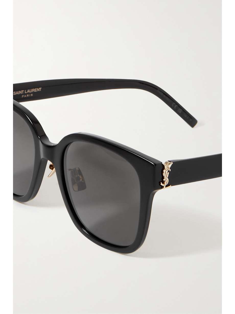 SAINT LAURENT EYEWEAR YSL oversized Dframe acetate sunglasses NETA