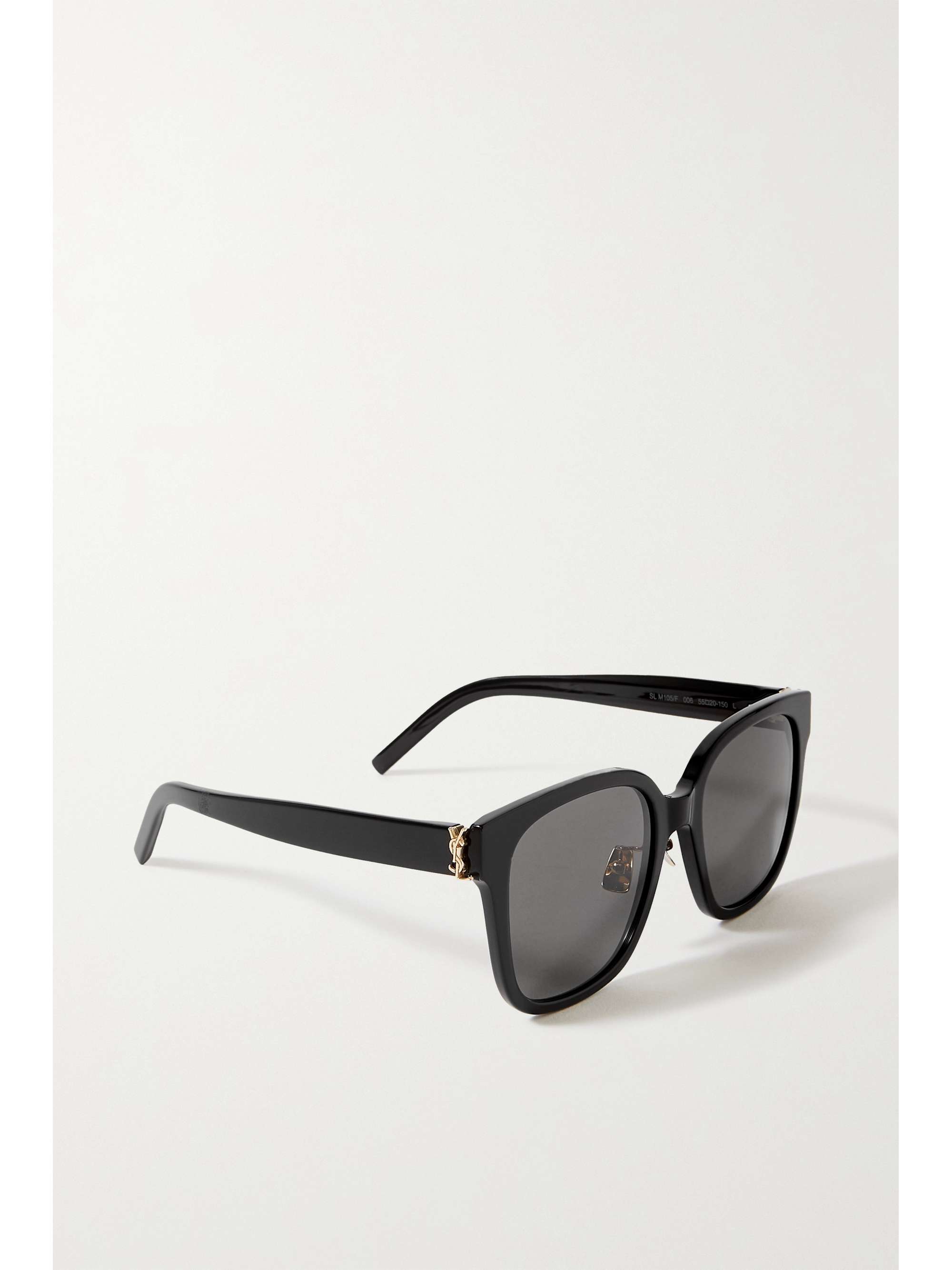 SAINT LAURENT EYEWEAR YSL oversized D-frame acetate sunglasses