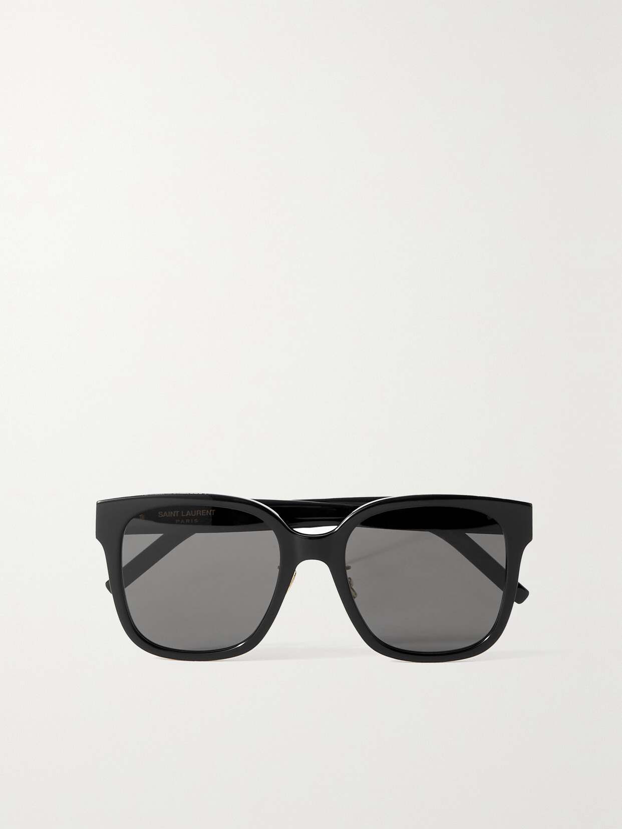 SAINT LAURENT Eyewear - Monogram A Oversized D-frame Acetate Sunglasses - Black