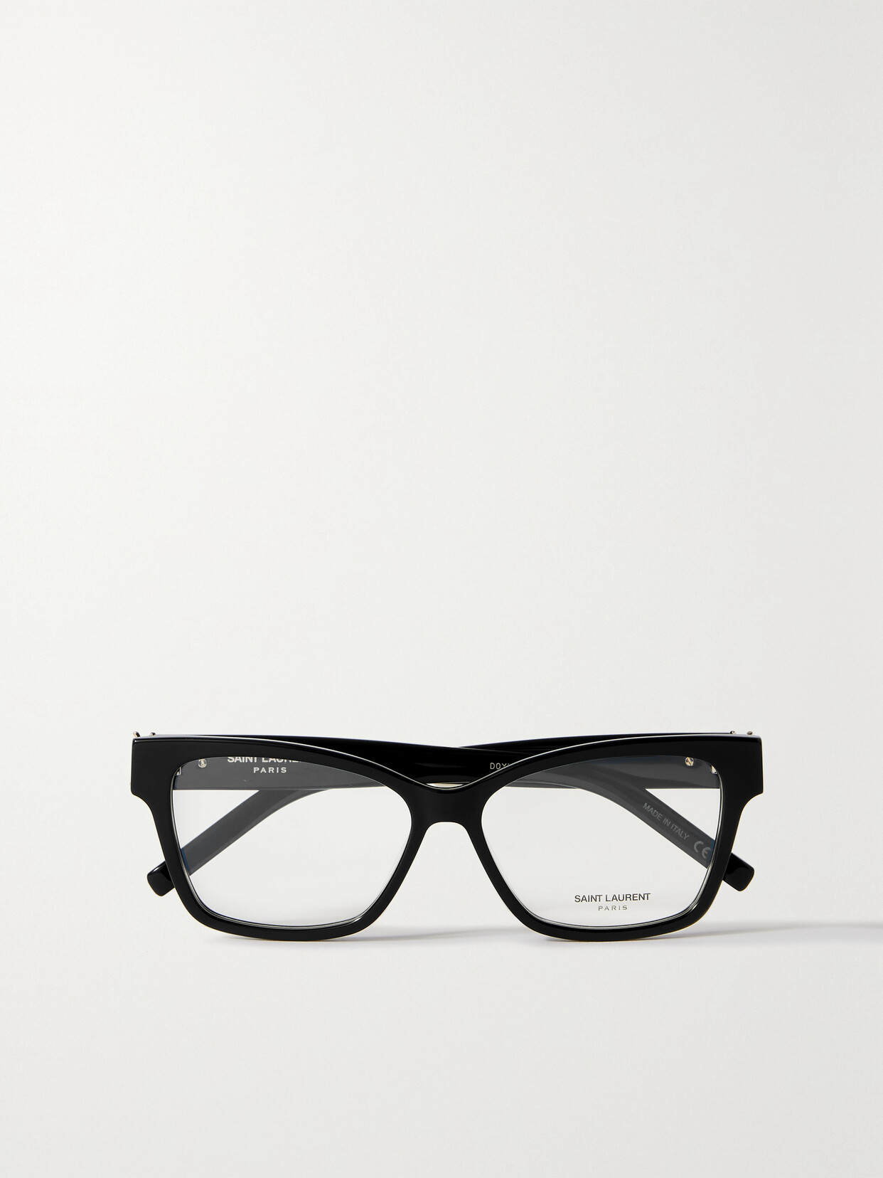 SAINT LAURENT Eyewear - Ysl D-frame Acetate Optical Glasses - Black