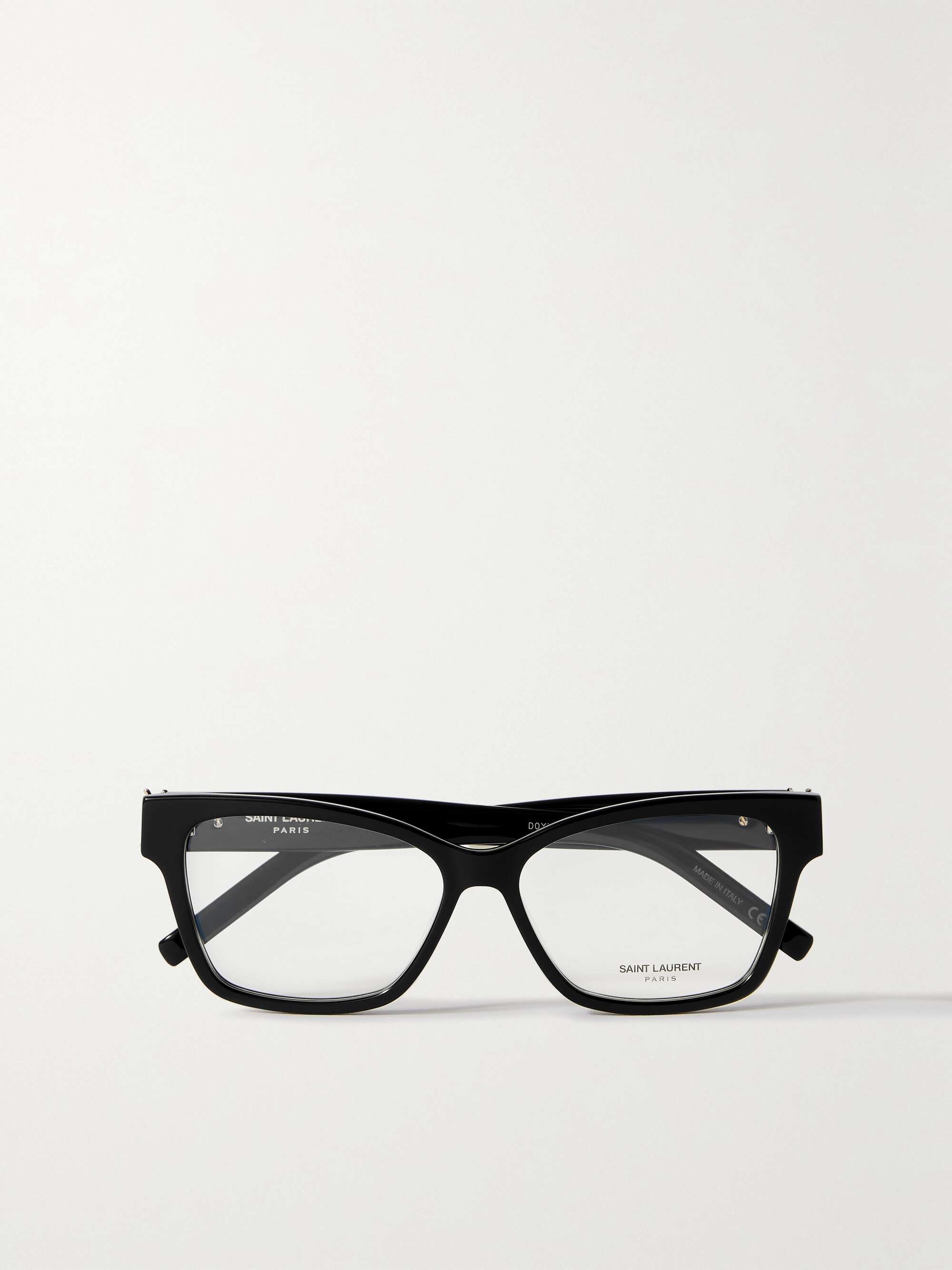 Saint Laurent D-frame Acetate Sunglasses in Gray for Men