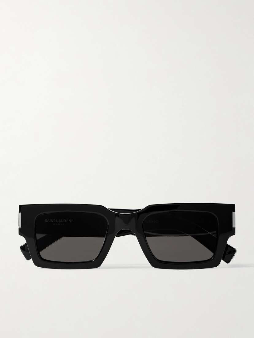 Saint Laurent Eyewear Rectangle-frame Acetate Sunglasses