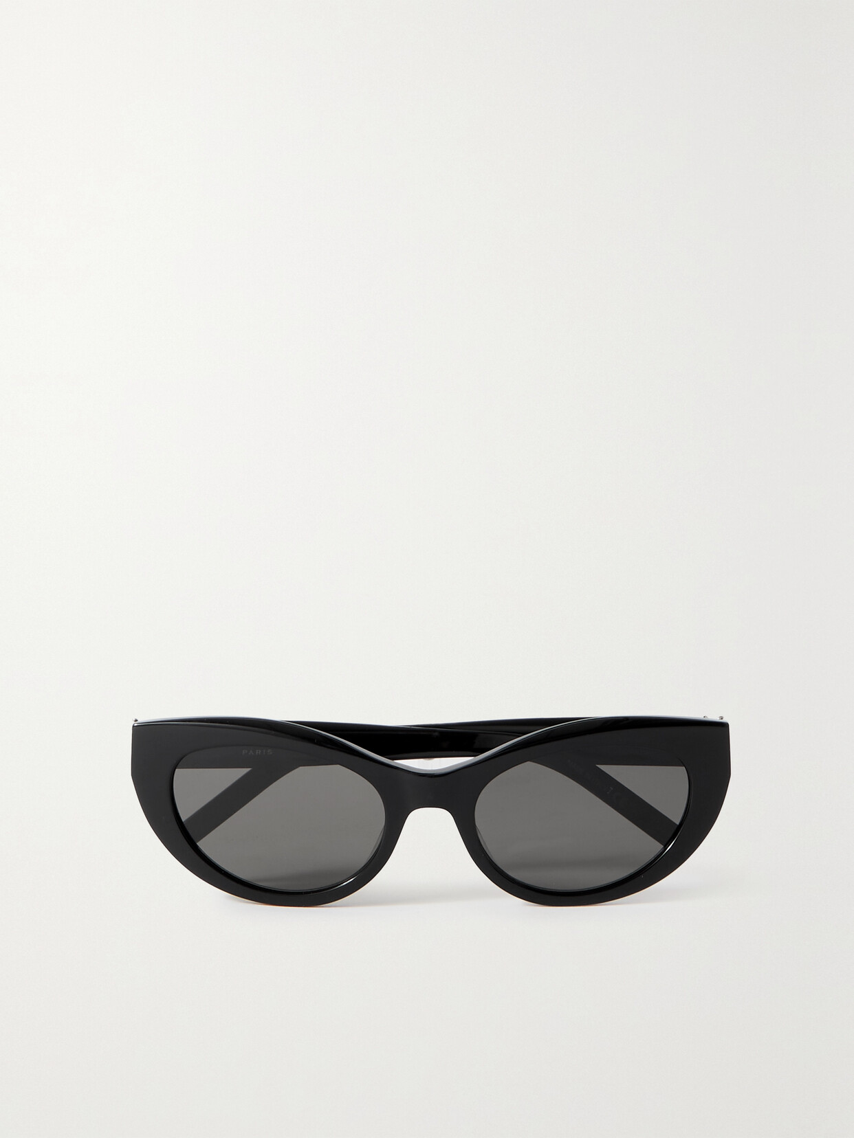 SAINT LAURENT Eyewear - Monogram H Cat-eye Acetate Sunglasses - Black