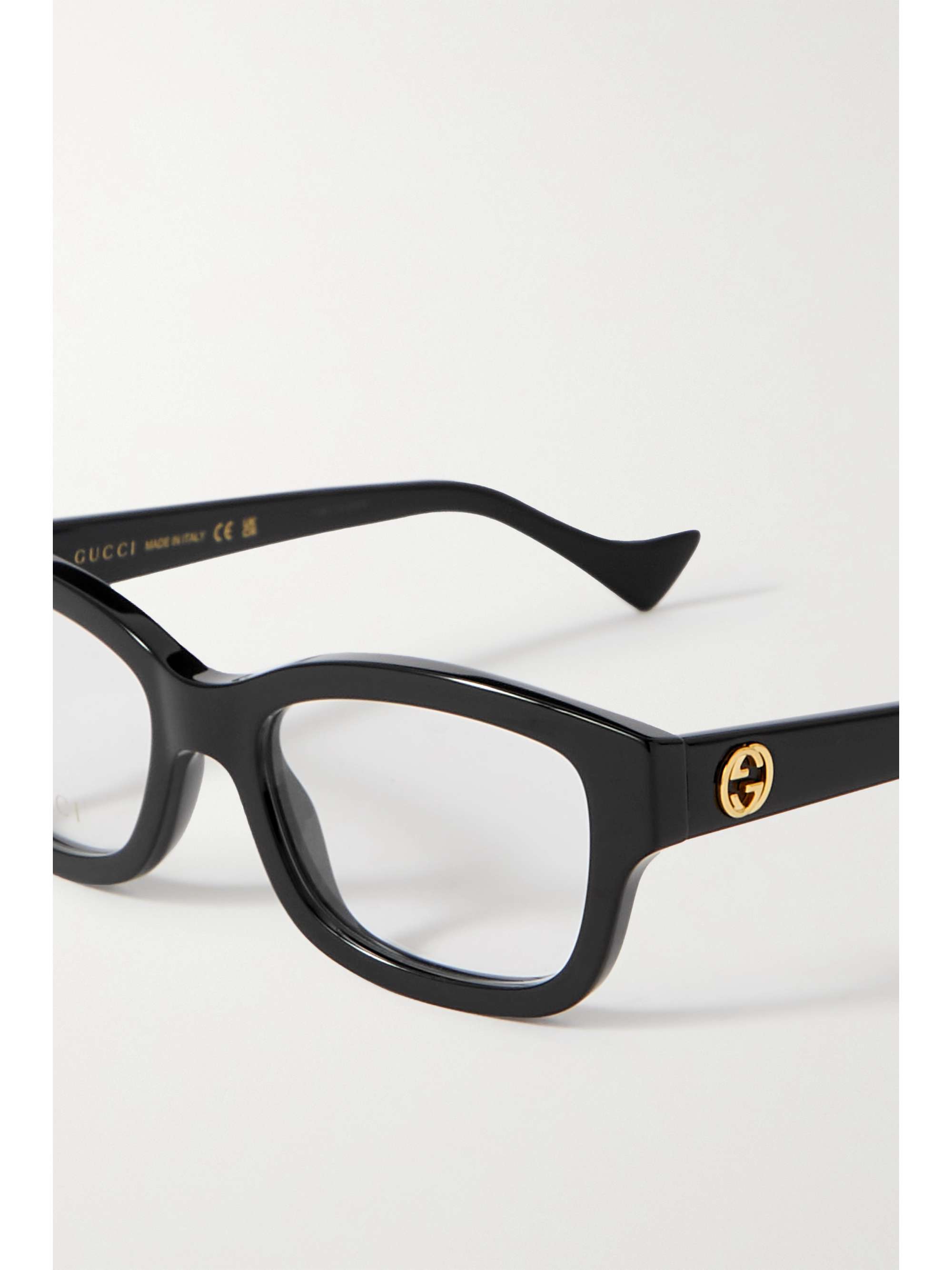 GUCCI EYEWEAR GG square-frame acetate optical glasses