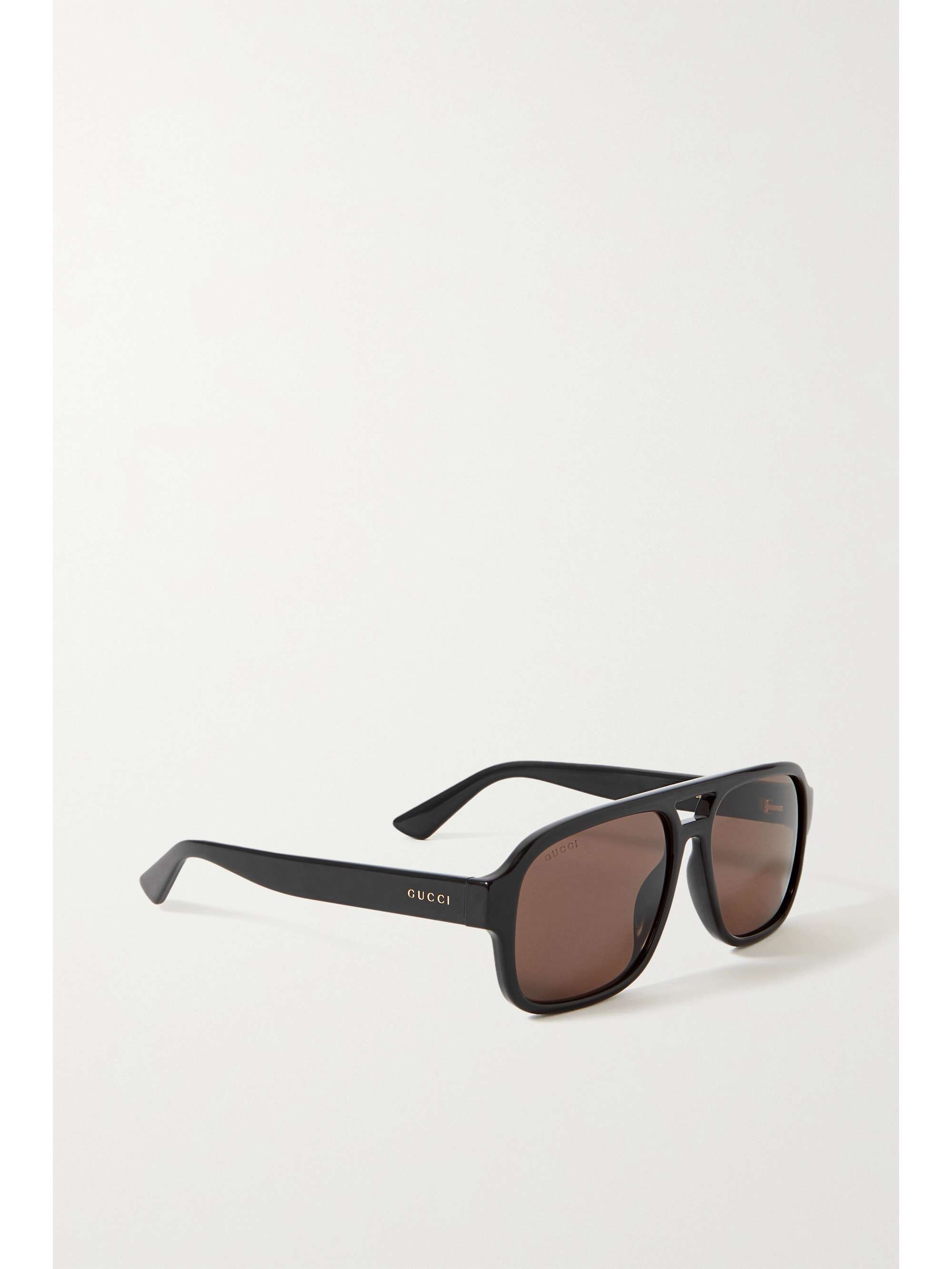 GUCCI EYEWEAR Oversized D-frame acetate sunglasses