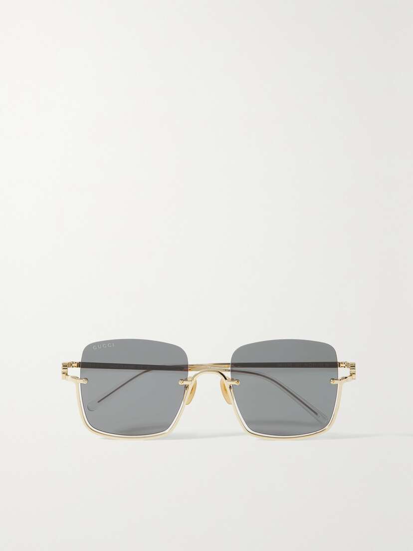 Gucci Eyewear Gg Square-frame -tone Sunglasses - One size