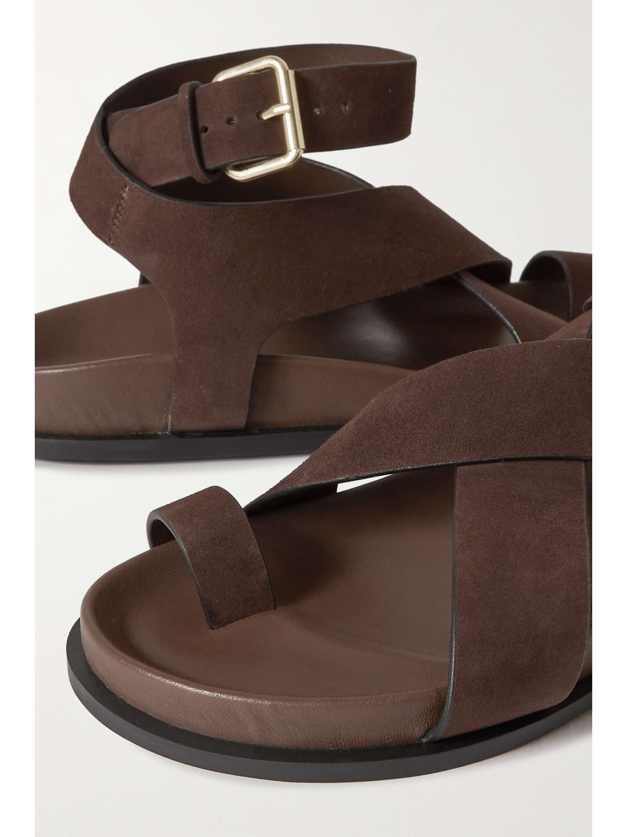 A.EMERY Jalen suede sandals | NET-A-PORTER