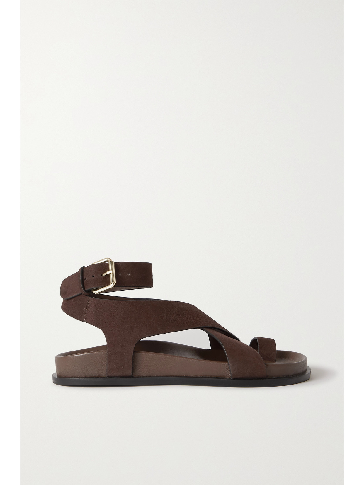 Shop A.emery Jalen Suede Sandals In Brown