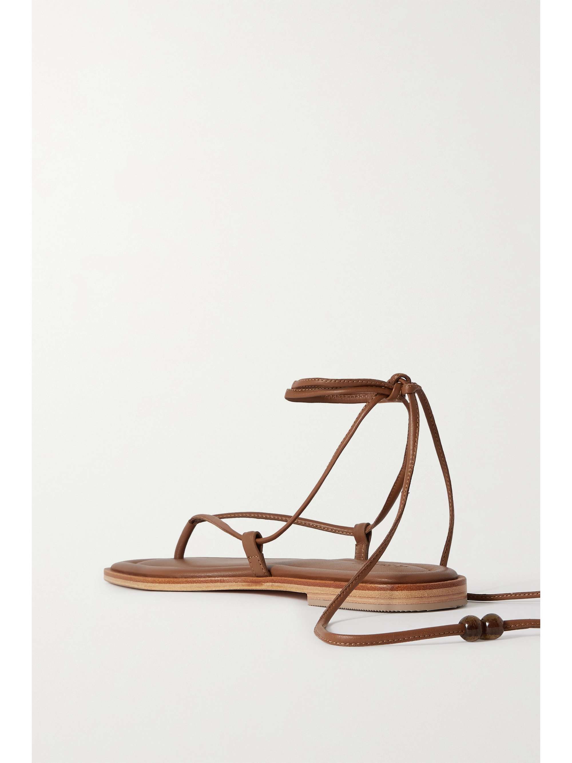 A.EMERY Finch bead-embellished leather sandals