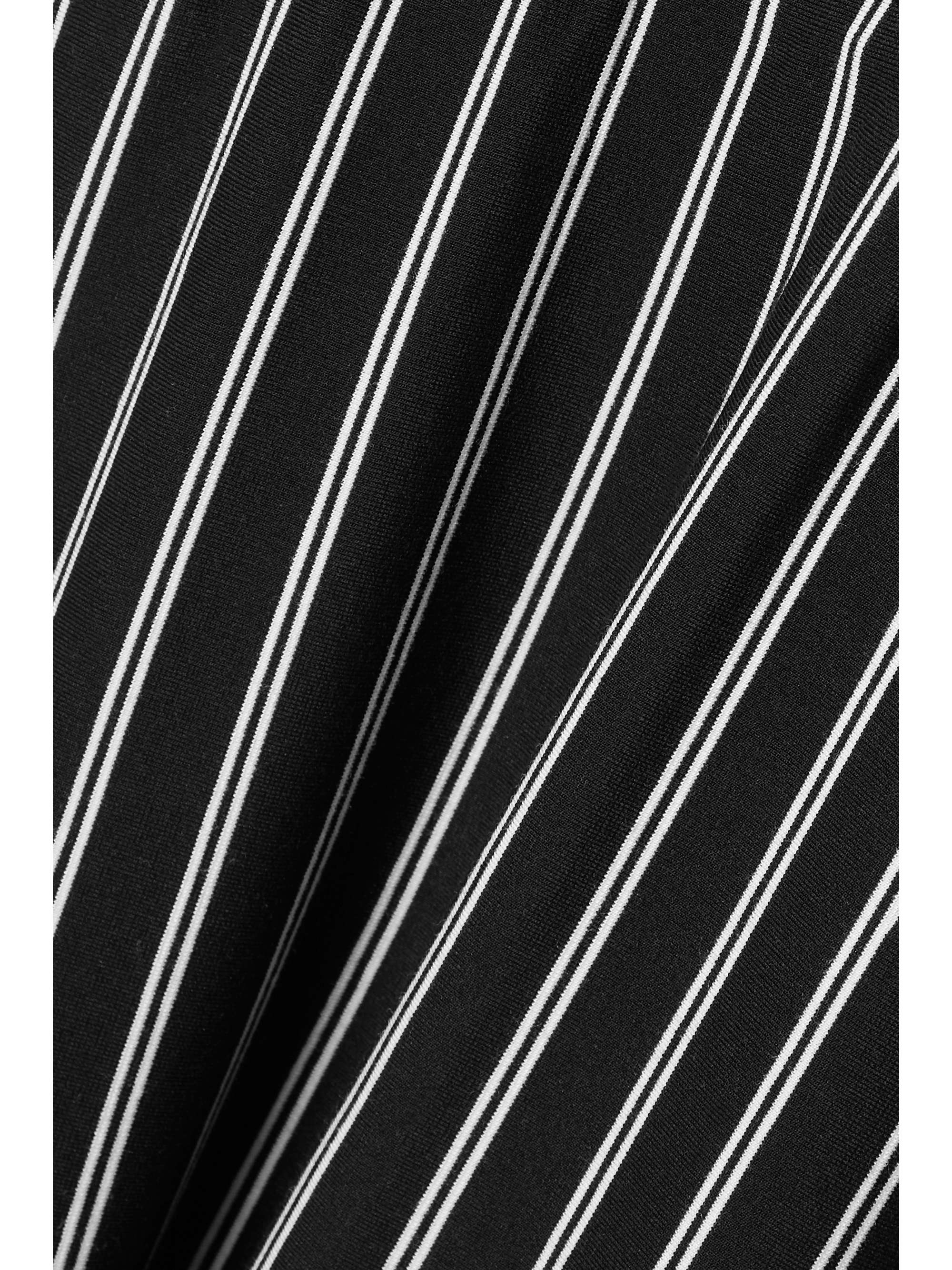 MAX MARA Vada striped jersey midi dress
