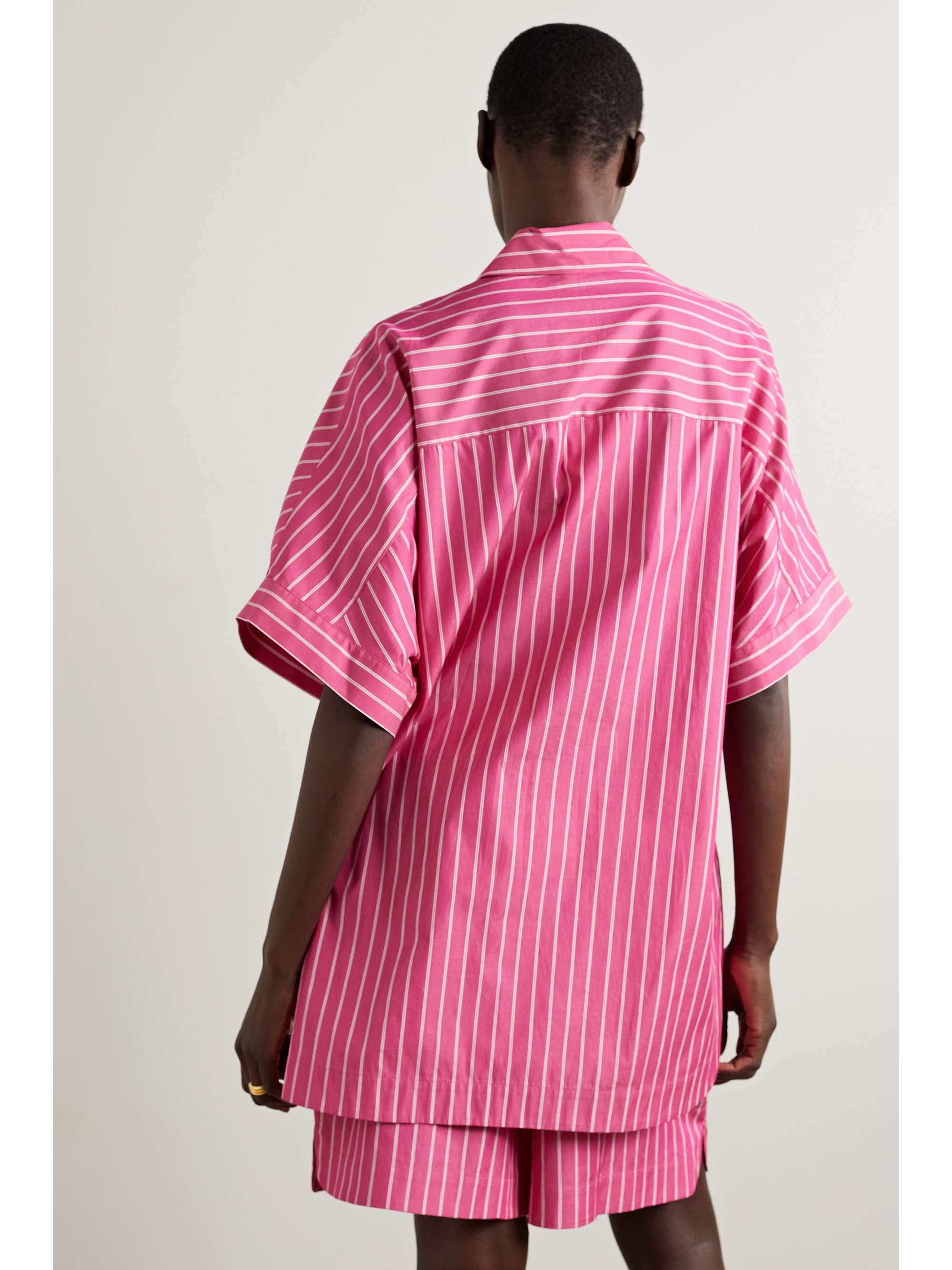 MAX MARA Leisure Anemone striped cotton-poplin shirt