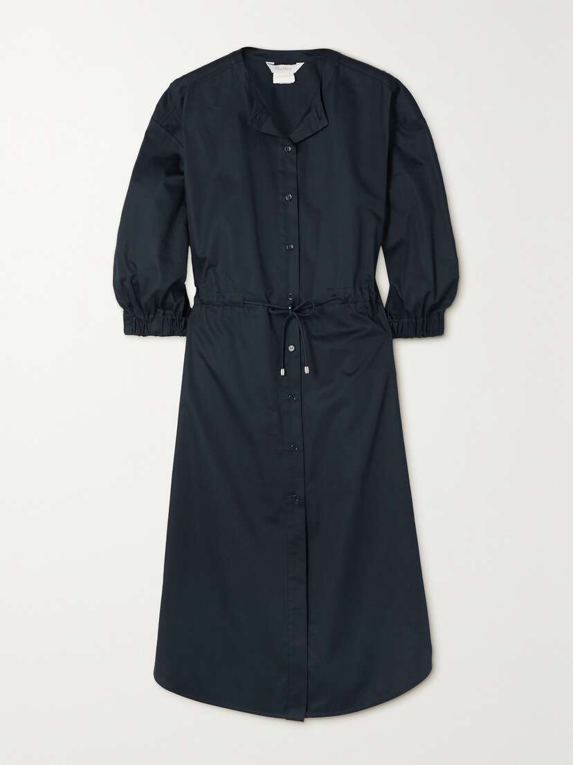 Max Mara Leisure Sheree Cotton-poplin Midi Shirt Dress - UK 18