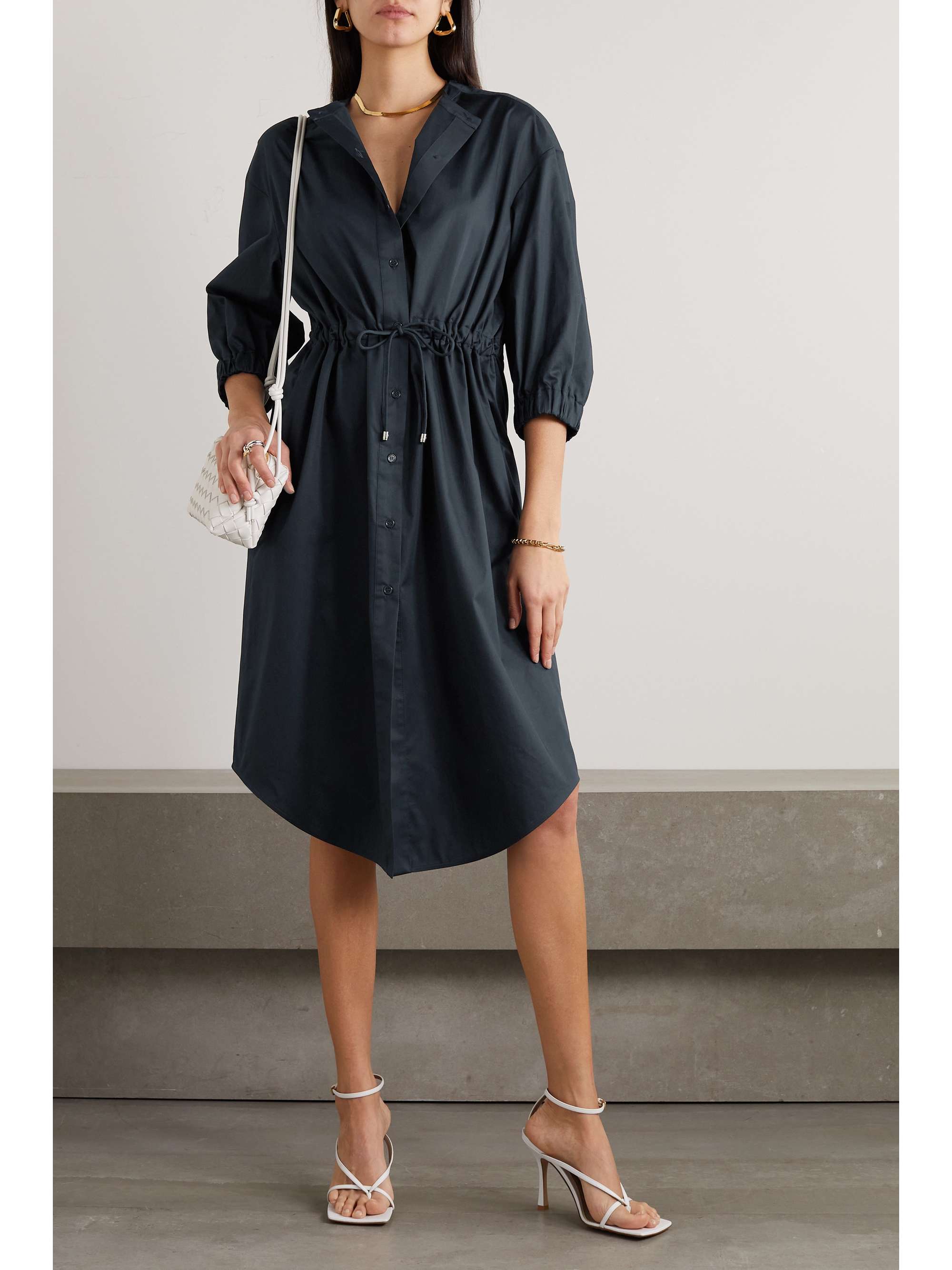 MAX MARA Leisure Sheree cotton-poplin midi shirt dress