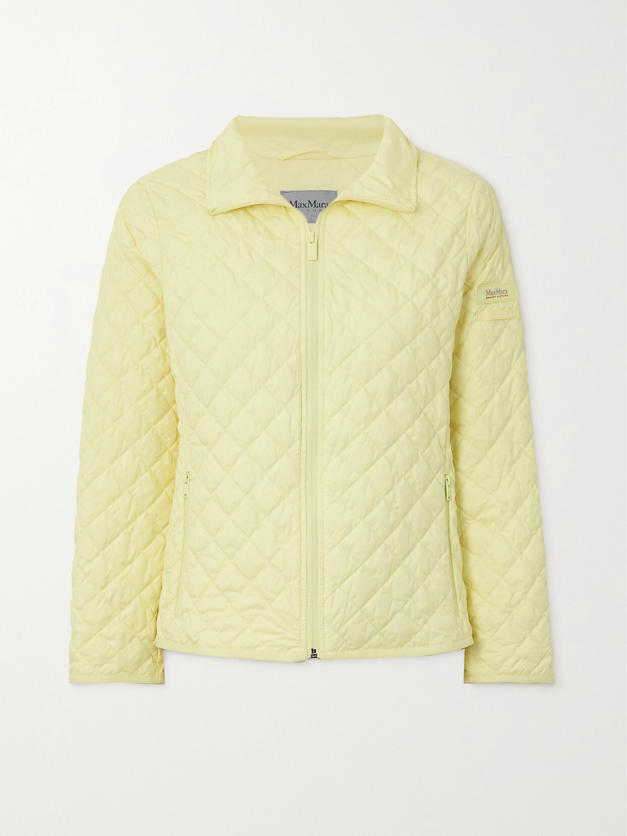 Max Mara - Leisure Zena Quilted Shell Jacket - Yellow