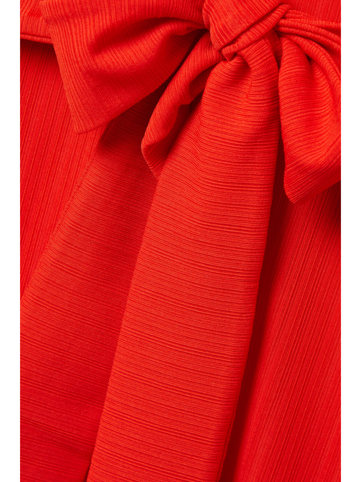 Max Mara Po Belted Plissé Jersey Long Cardigan In Orange