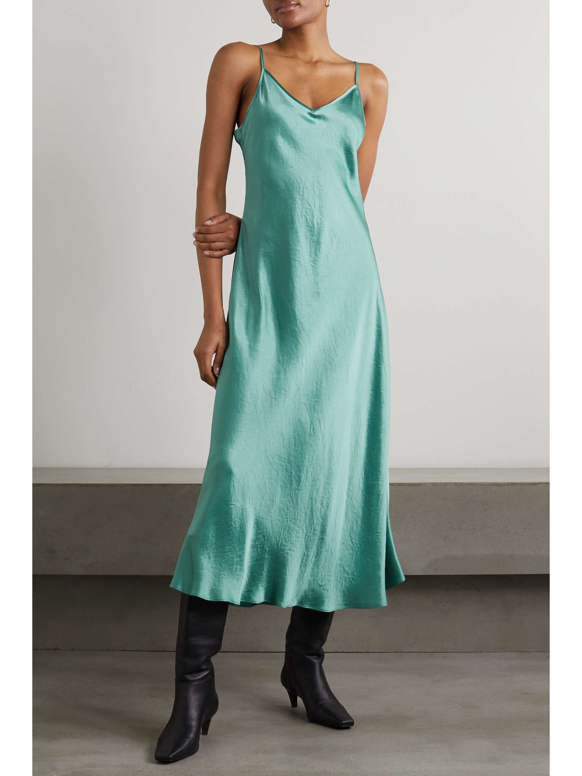 MAX MARA Leisure Onda satin midi dress