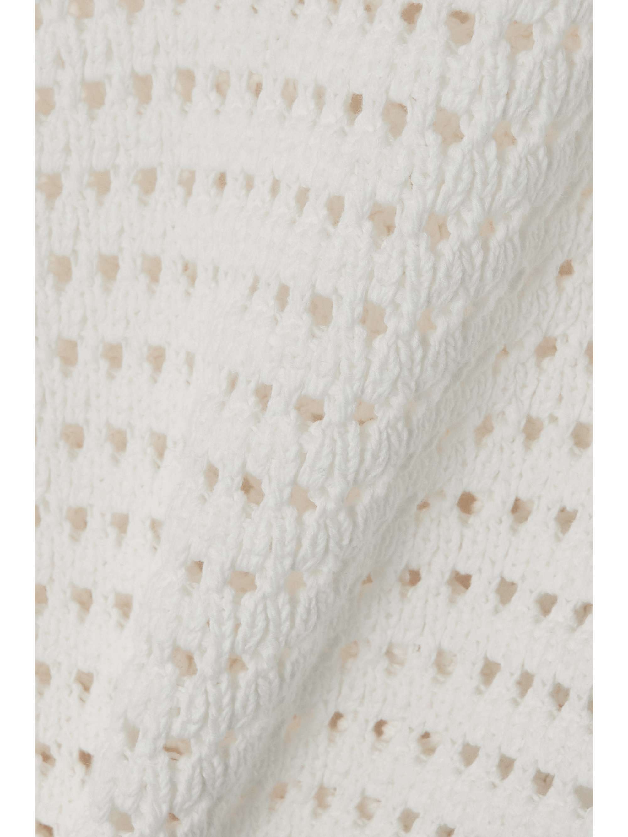 MAX MARA Leisure Palco crocheted cotton-blend sweater