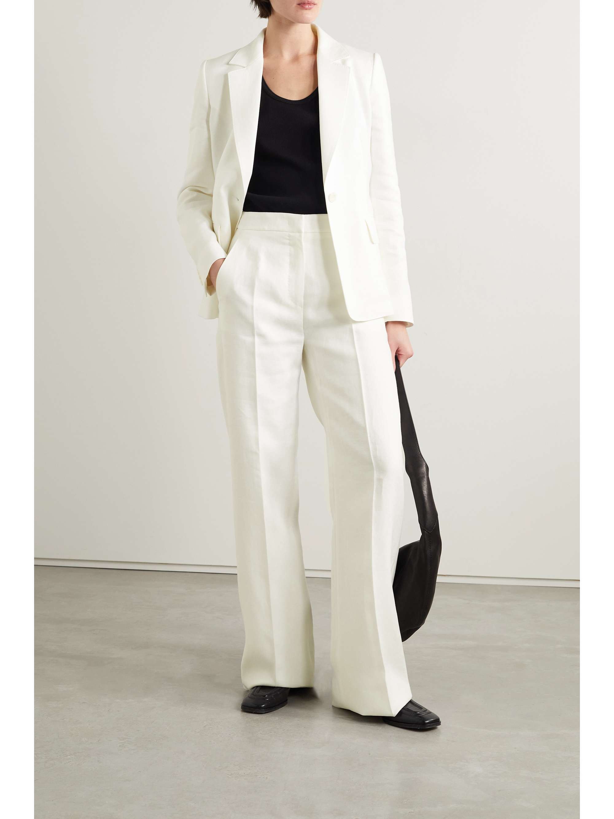 MAX MARA Linen-twill blazer