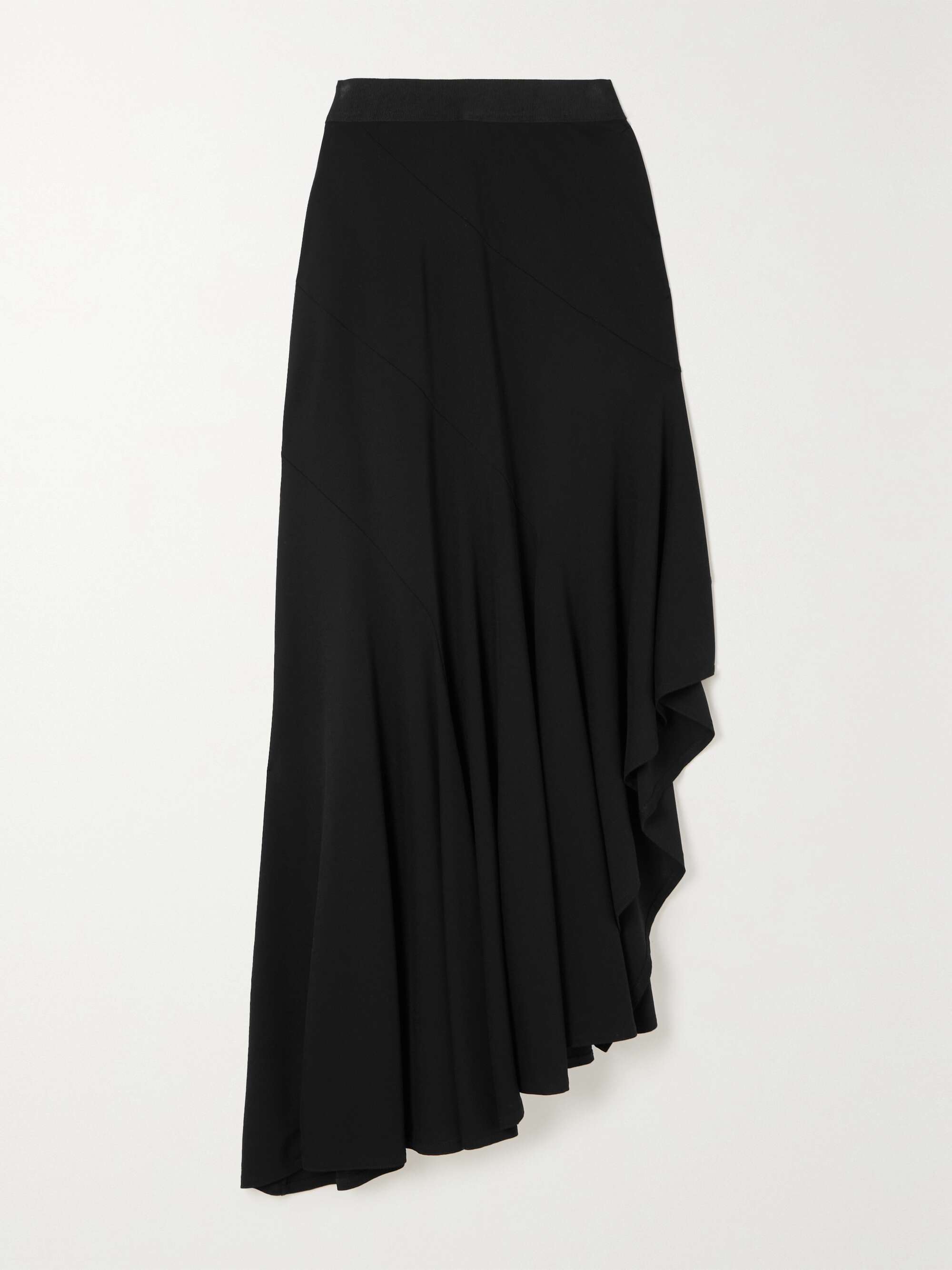 MAX MARA Estella asymmetric stretch-jersey maxi skirt | NET-A-PORTER