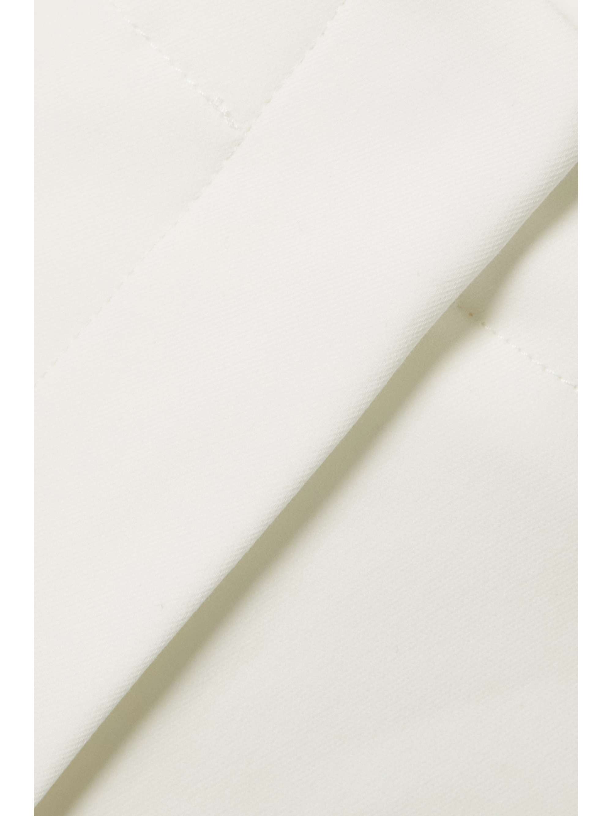 MAX MARA Yang pleated stretch-cotton wide-leg pants