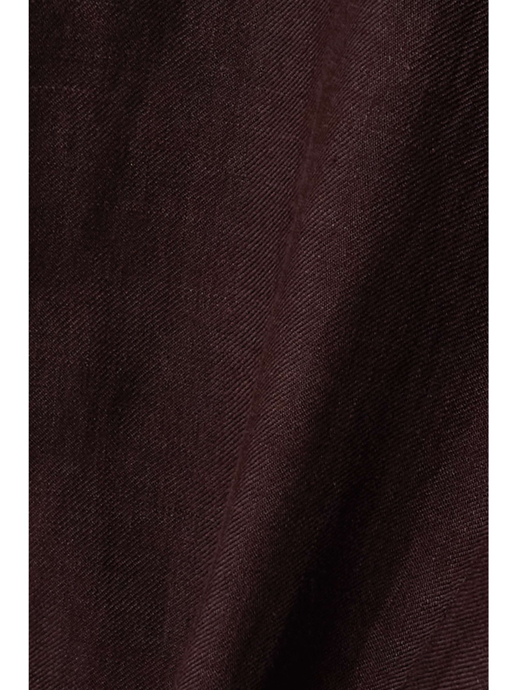 MAX MARA Lignano belted fringed linen-twill midi shirt dress