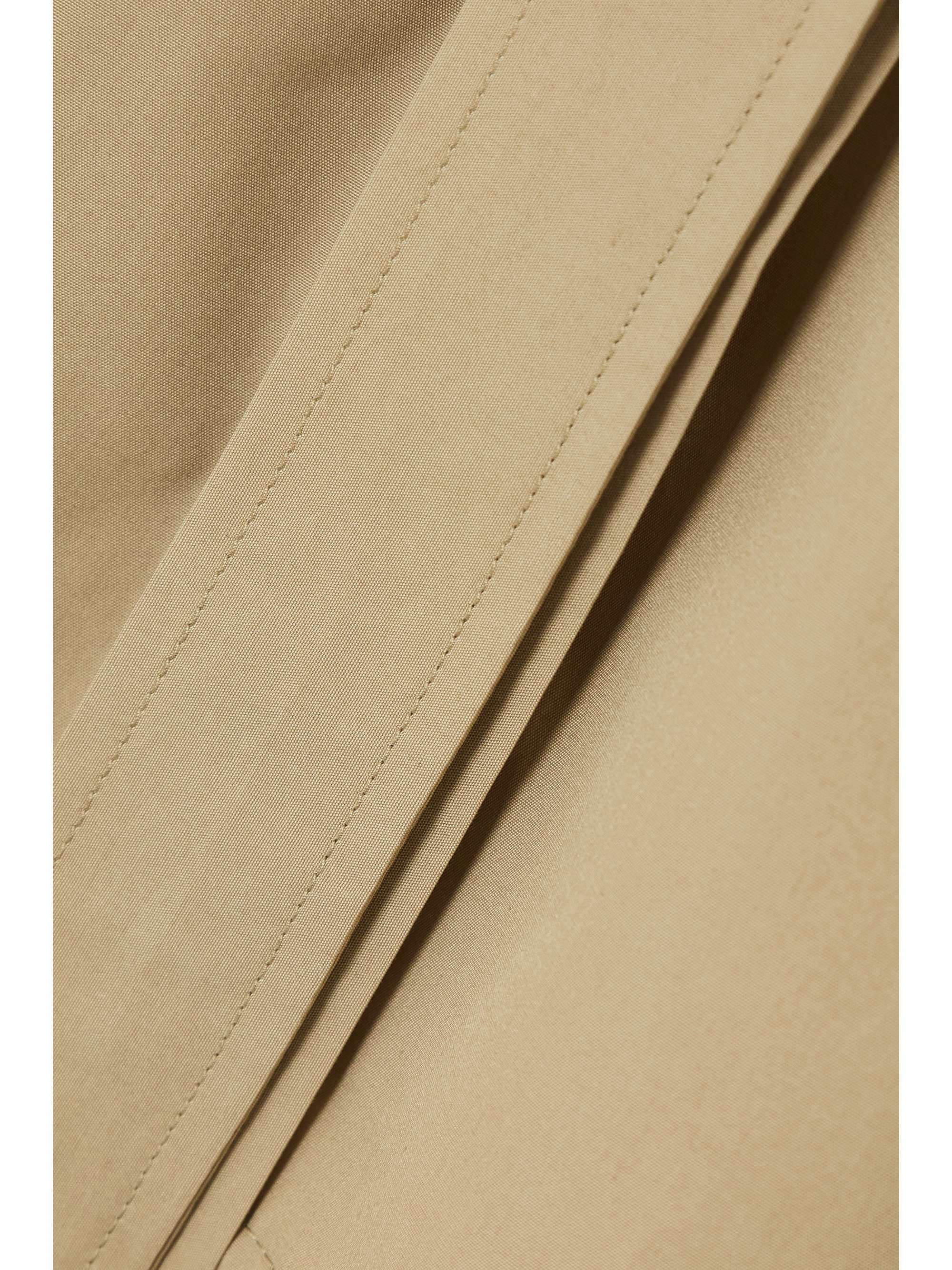 MAX MARA Cuneo belted cotton-poplin shirt