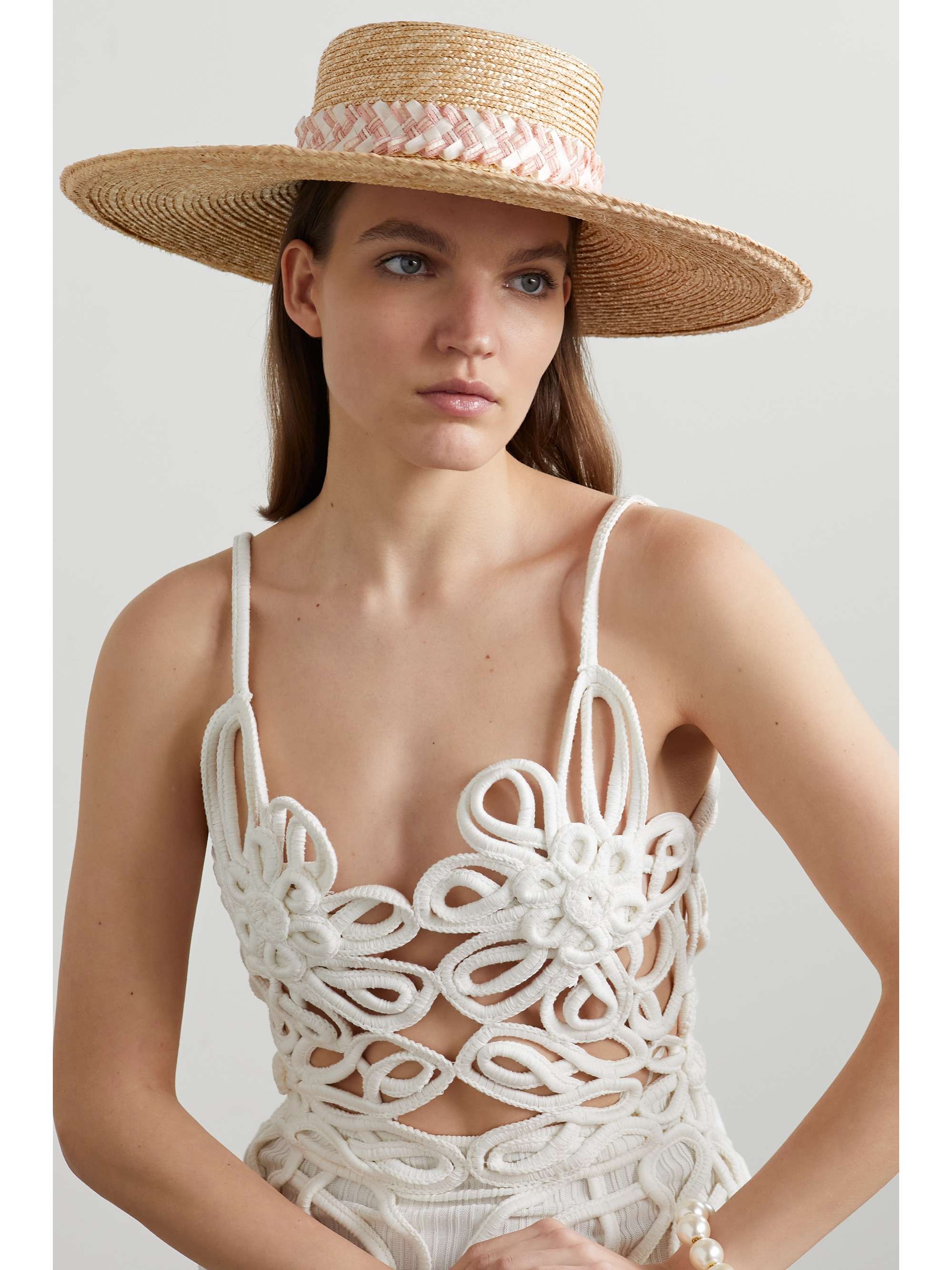 GIGI BURRIS + NET SUSTAIN Nora straw sunhat
